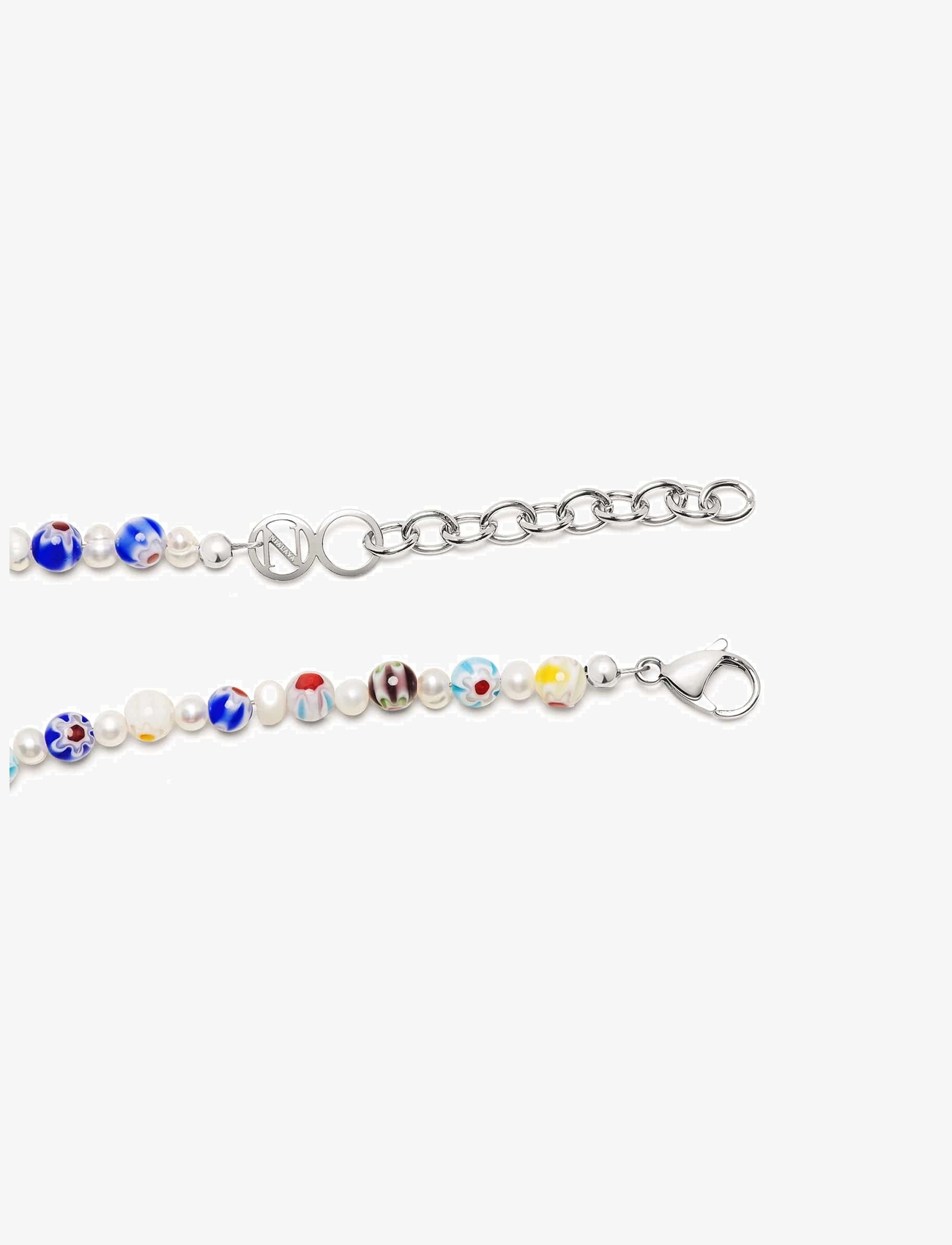 Nialaya - Necklace - hálsmen - white / multi - 3