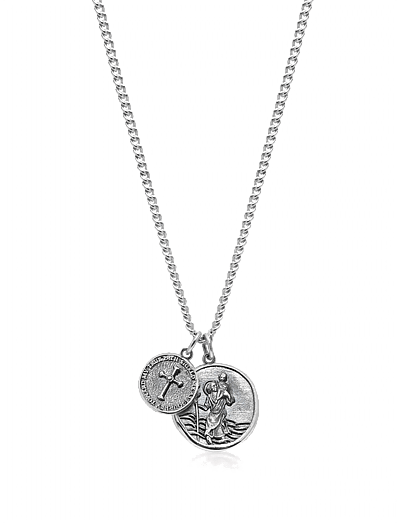 Saint Christopher Double Medallion - HalskæDer