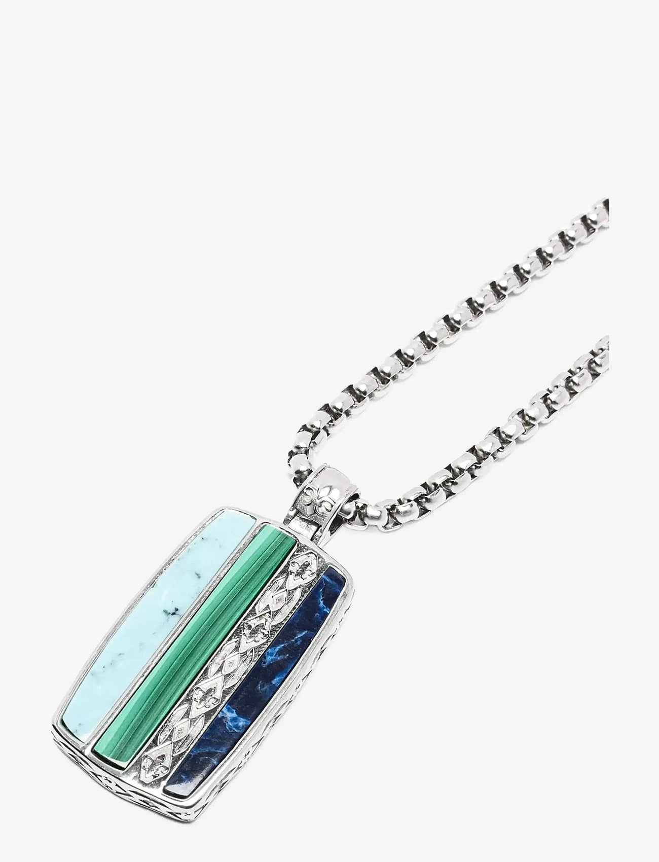 Nialaya - The Trinity Dog Tag - necklaces - silver - 1