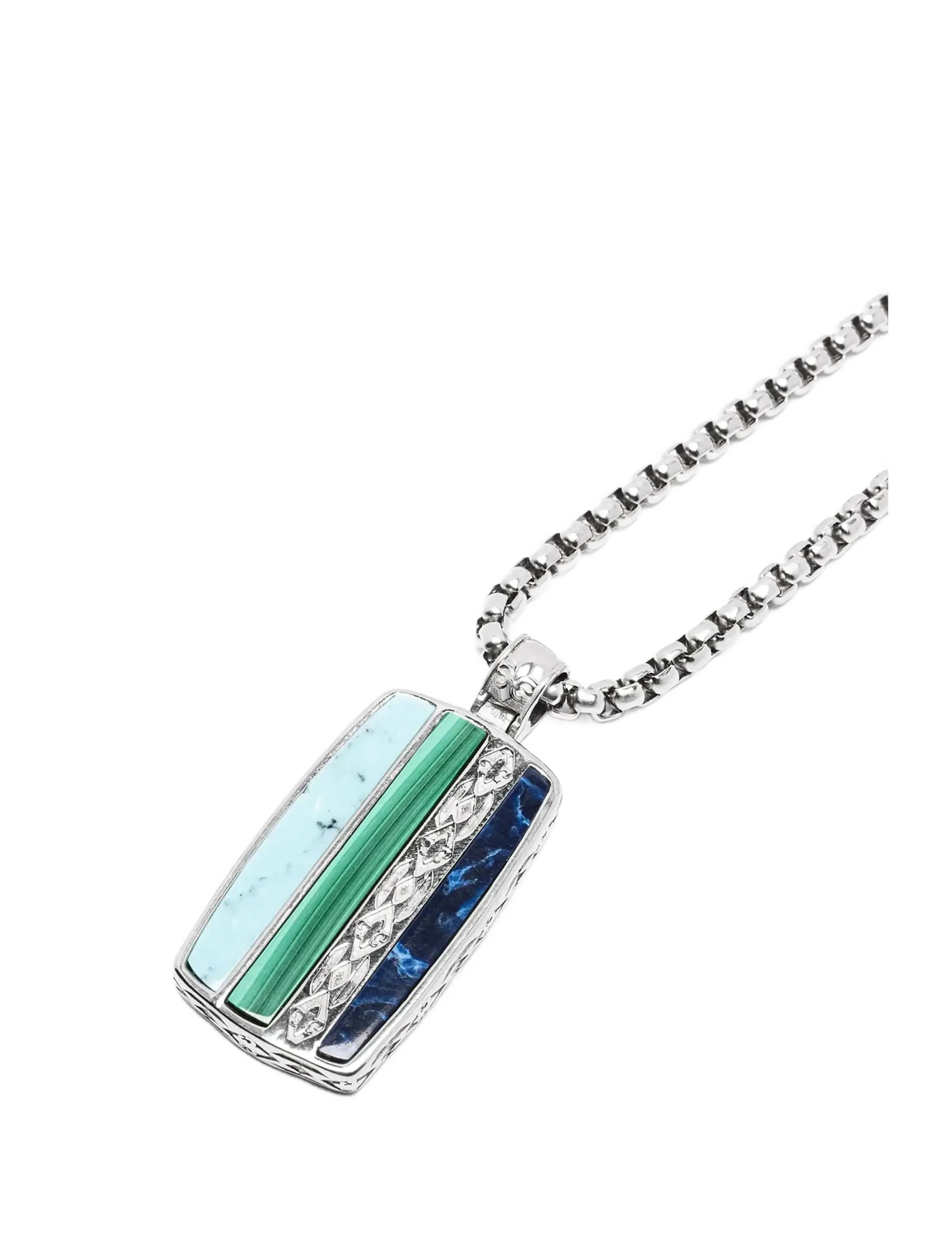 Nialaya The Trinity Dog Tag - Vėriniai - SILVER / silver