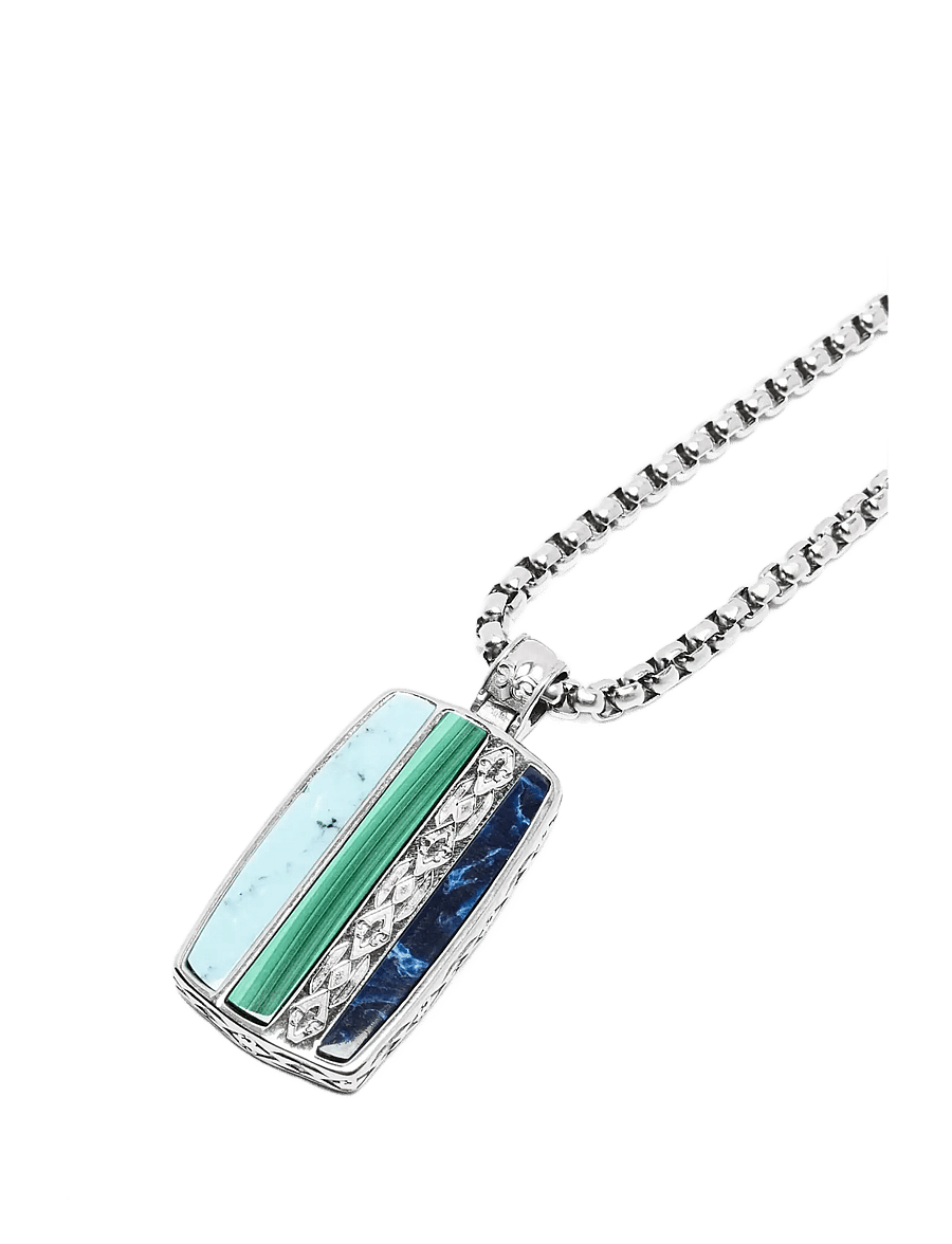 Nialaya - The Trinity Dog Tag - kaelakeed - silver - 1