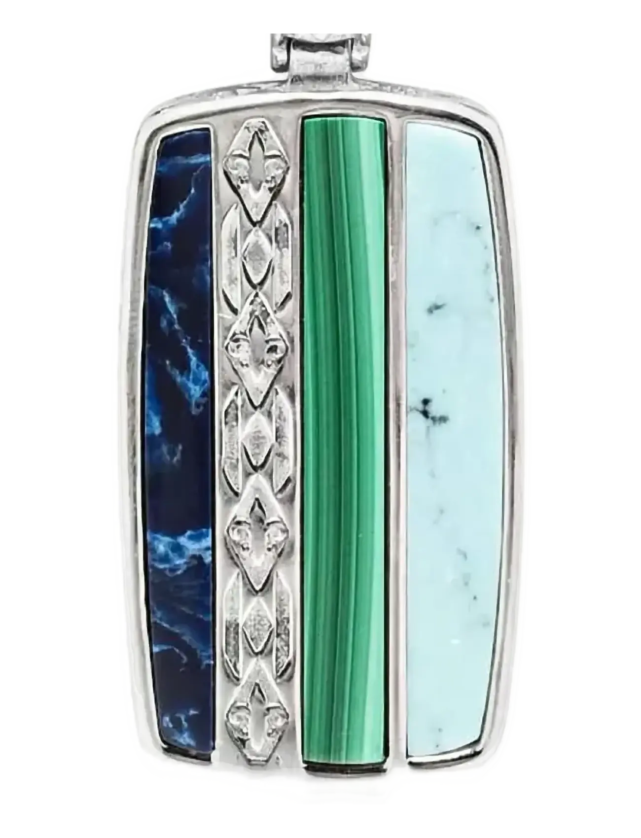 Nialaya - The Trinity Dog Tag - halsband - silver - 2