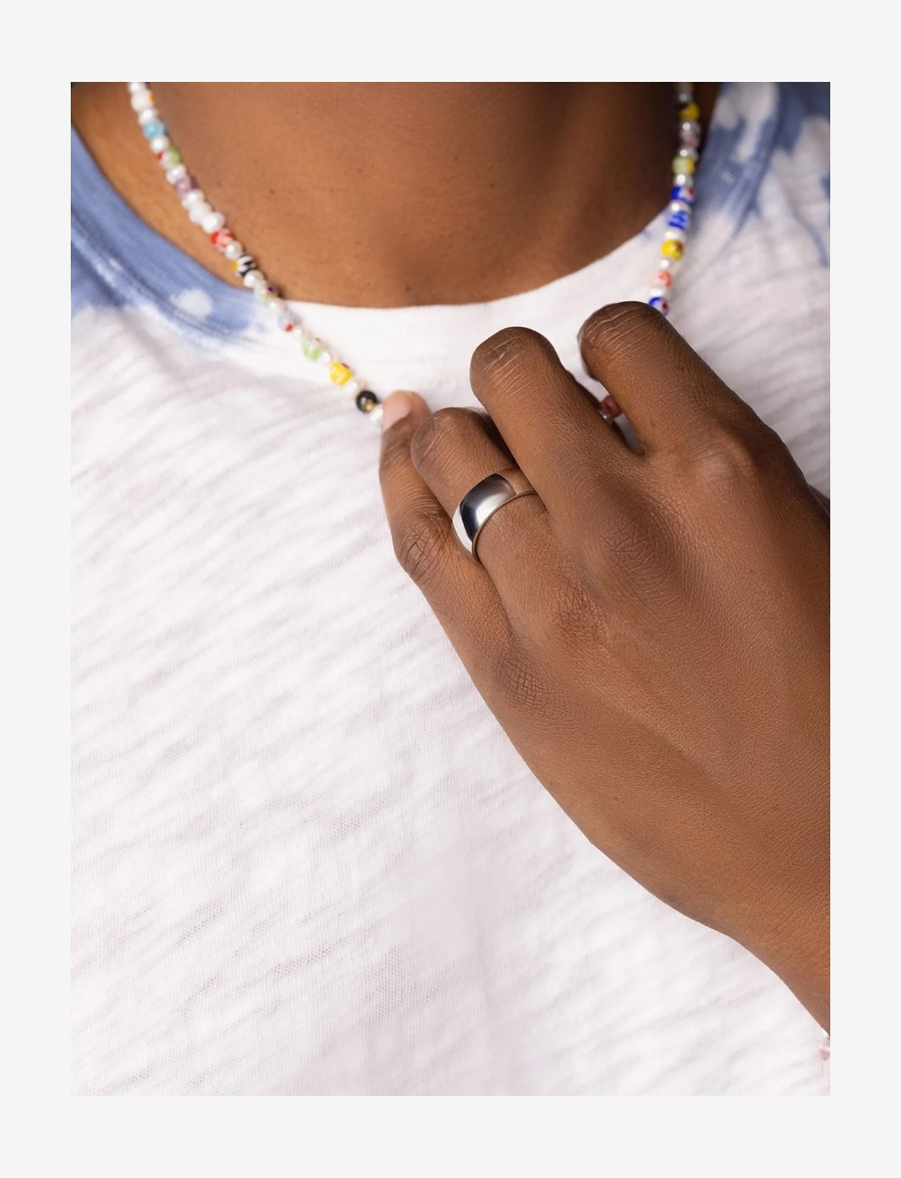 Nialaya - Silver Band Ring - silver - 2