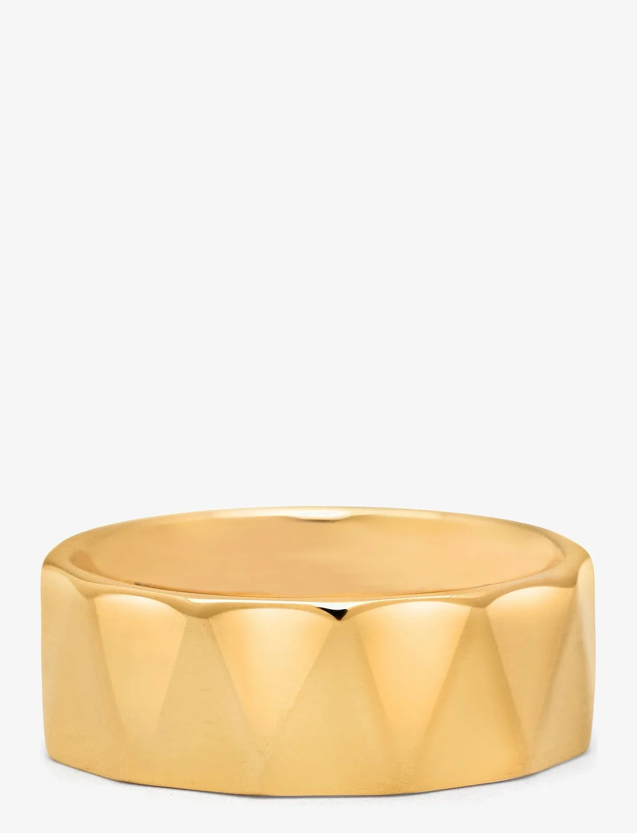 Nialaya - Triangle Gold Band Ring - geburtstagsgeschenke - gold - 0