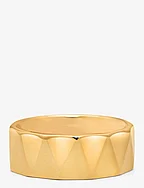 Triangle Gold Band Ring - GOLD