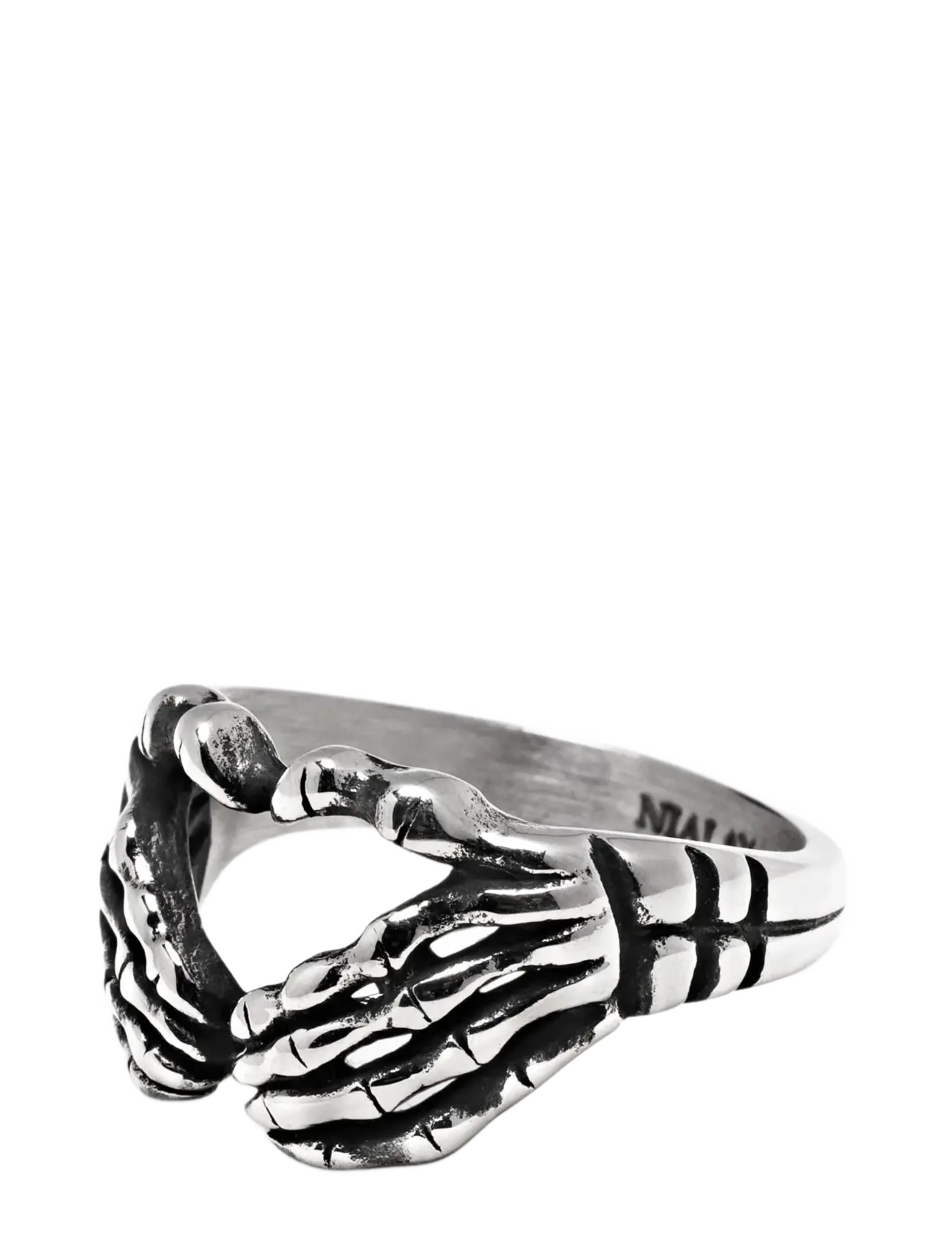 Nialaya - Men's Vintage Skeleton Ring - ringe - silver - 3