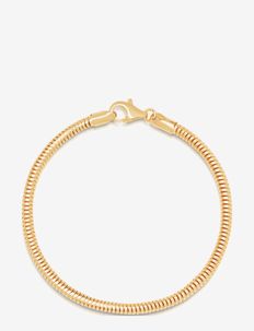 Men's Gold Round Chain Bracelet, Nialaya