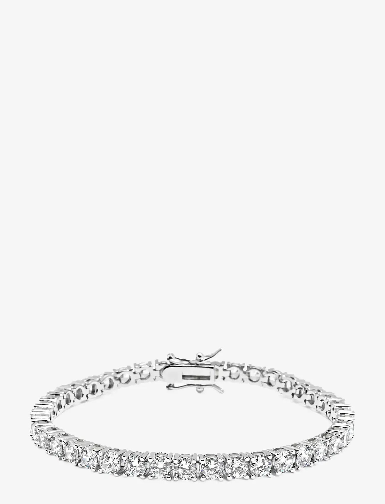 Nialaya - Tennis Bracelet with Silver - armbänder - silver - 1