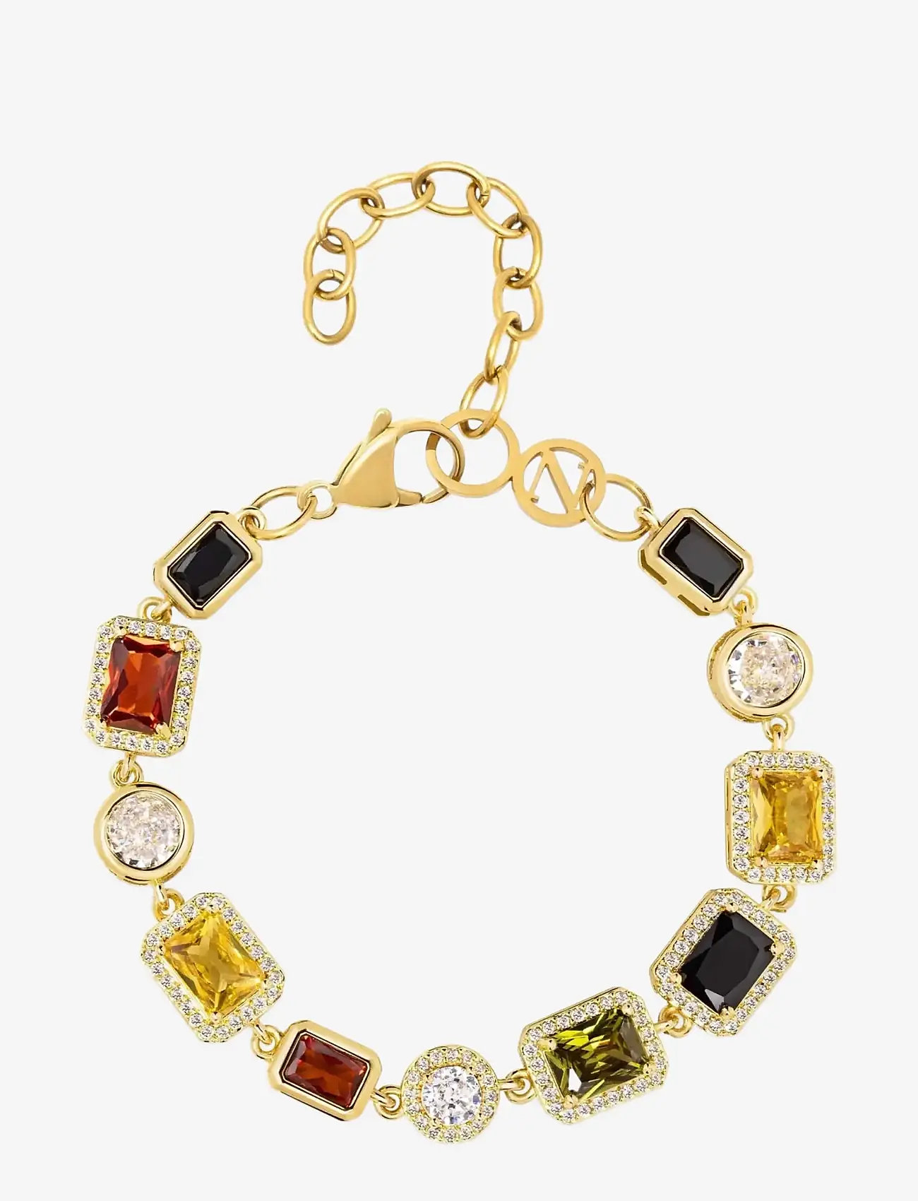 Nialaya - Gold Gemstone Bracelet - armbänder - gold - 1