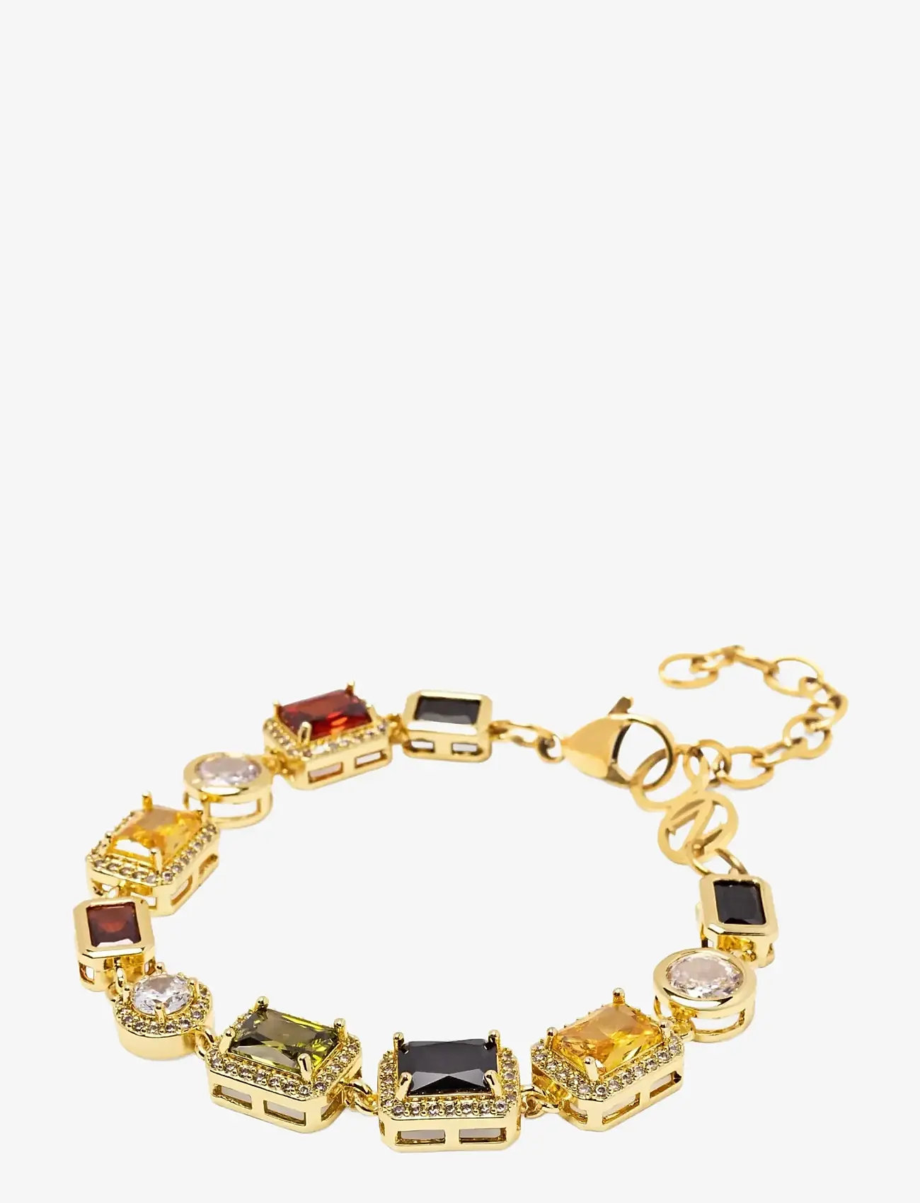 Nialaya - Gold Gemstone Bracelet - armbänder - gold - 2