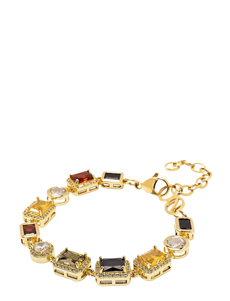 Nialaya - Gold Gemstone Bracelet - armbänder - gold - 2