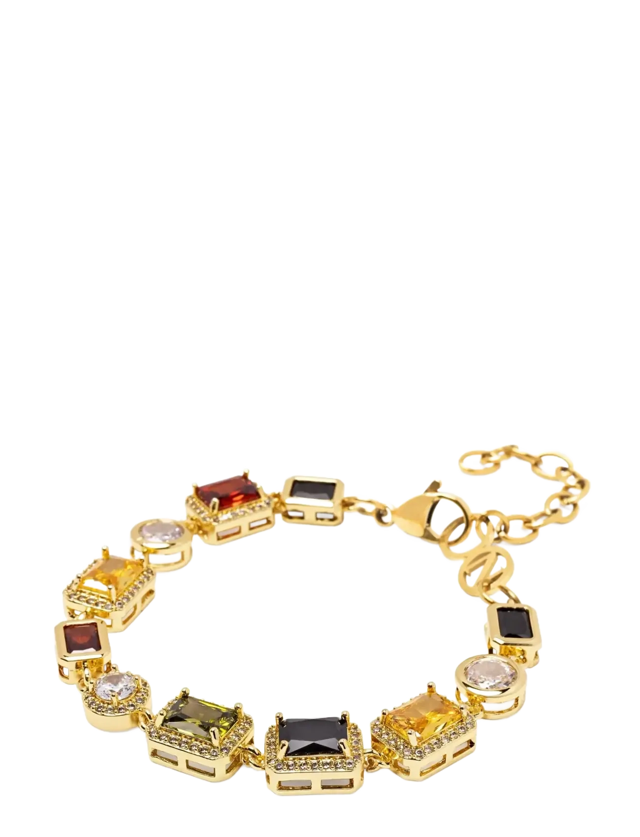 Nialaya - Gold Gemstone Bracelet - bracelets - gold - 2