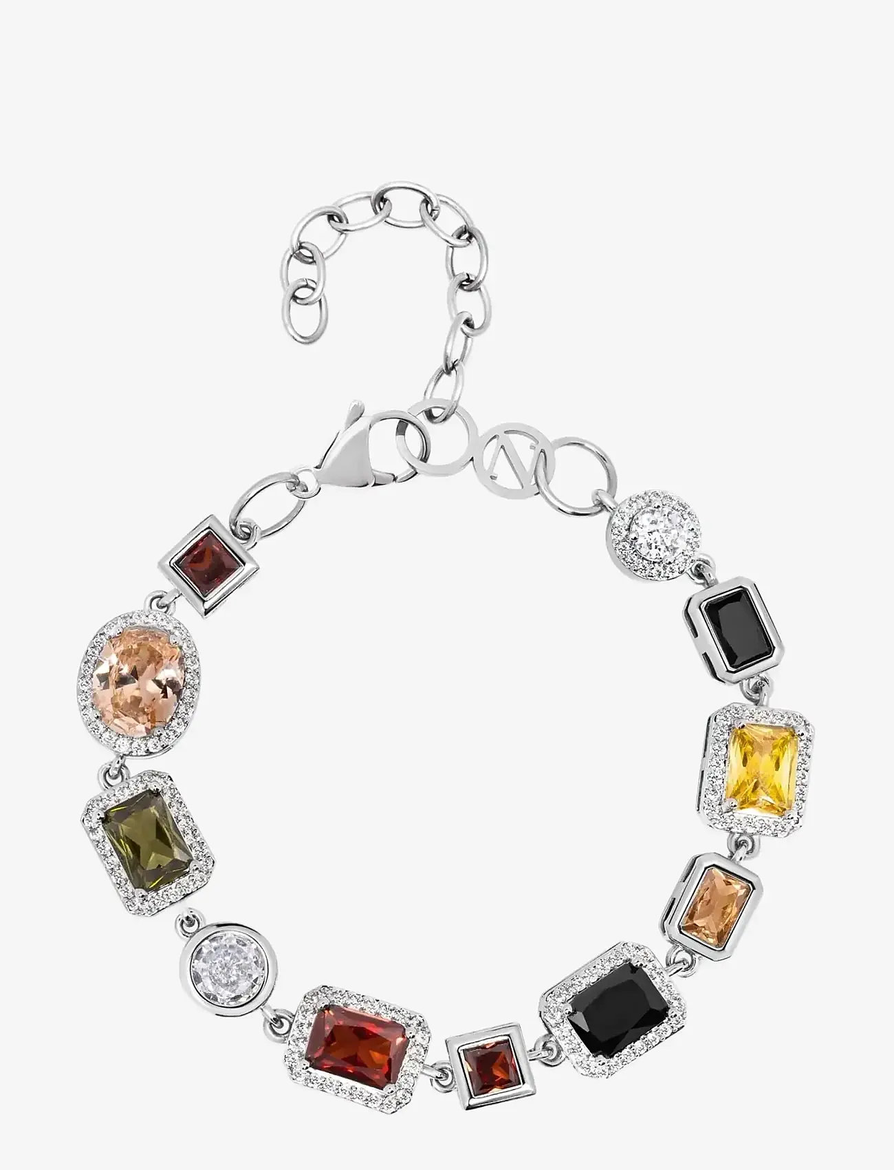 Nialaya - Silver Gemstone Bracelet - käevõrud - silver - 1