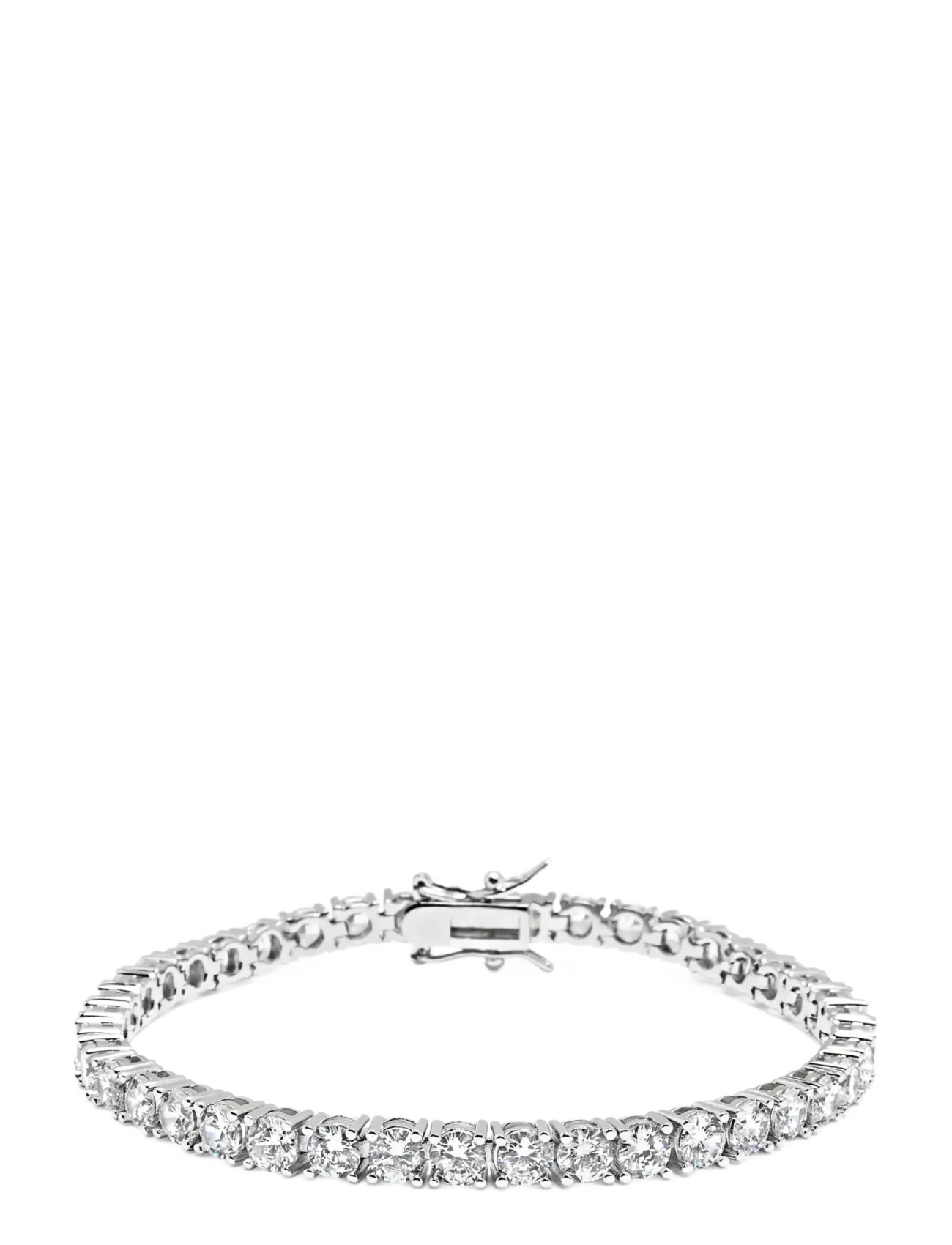 Nialaya Silver Gemstone Bracelet - Nyheter - SILVER / white