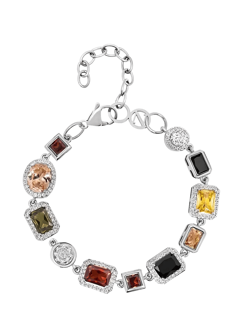 Nialaya - Silver Gemstone Bracelet - armbänder - silver - 1