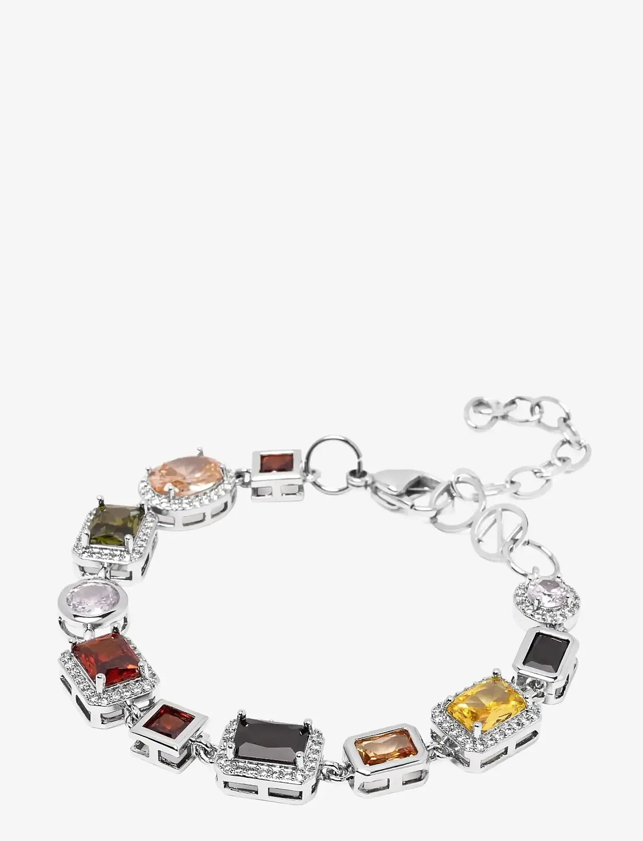 Nialaya - Silver Gemstone Bracelet - käevõrud - silver - 2