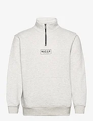 NICCE - EST.13 1/4 ZIP SWEAT - sweatshirts - oatmeal marl - 0