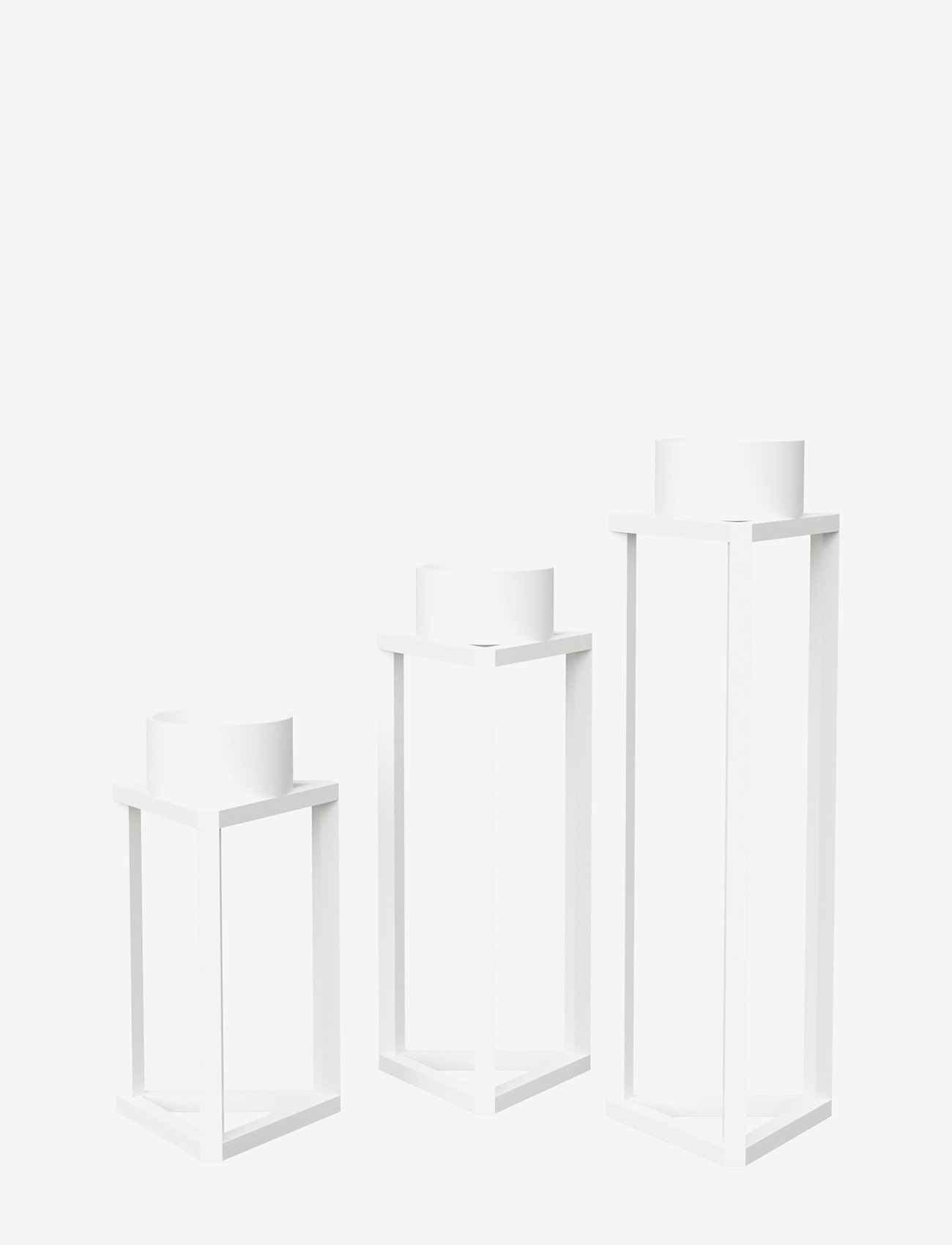 Nichba Design Build My Light Set, One Size, Candlesticks & Tealight Holders, Weiß - Indoor Lanterns, Homeware