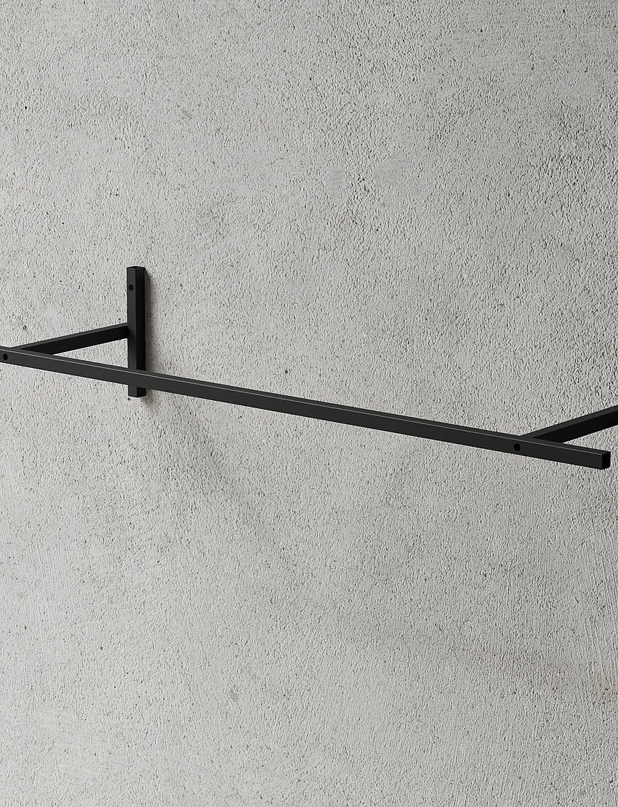 Nichba Design - Wardrobe Rail - Black - kleiderhaken und ständer - black - 0