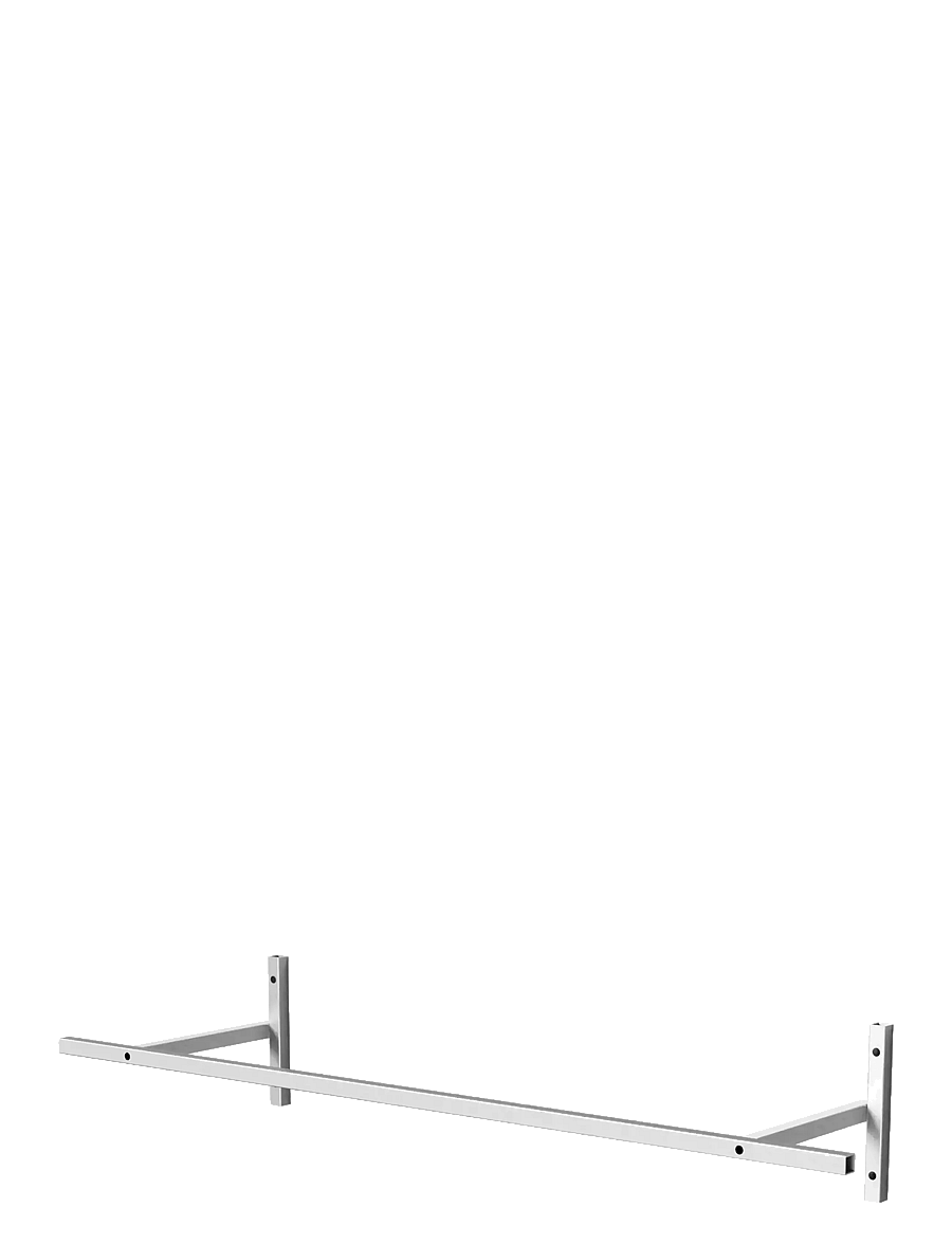 Nichba Design - Wardrobe Rail - Brushed Stainless - kleiderhaken und ständer - brushed stainless steel - 1