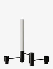 Nichba Design - Structure Candleholder - lysestaker - black - 1