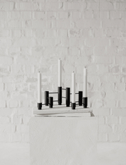 Nichba Design - Structure Candleholder - ljusstakar - black - 4
