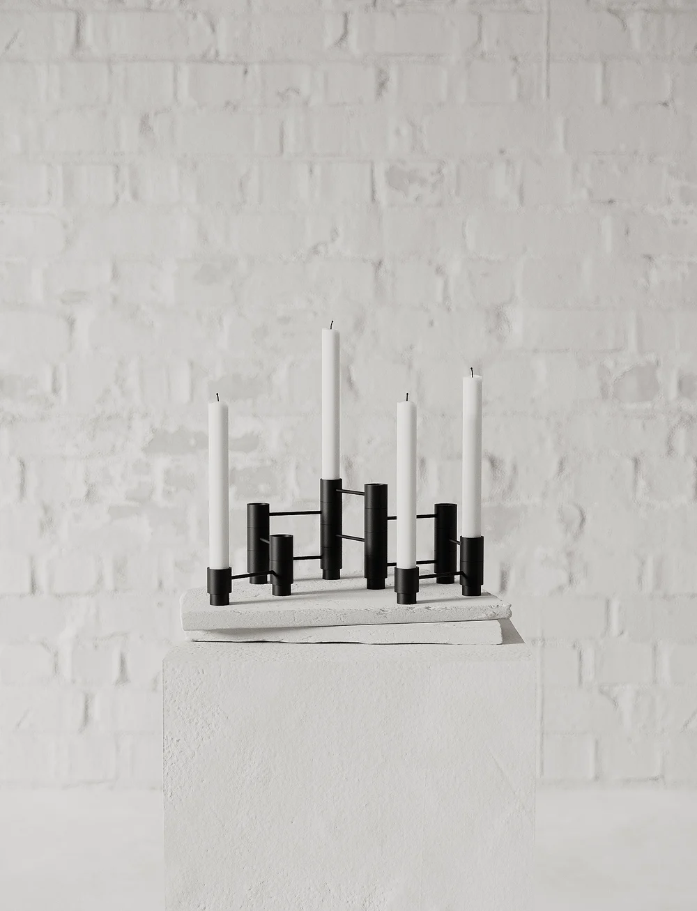 Nichba Design - Structure Candleholder - advendiküünlajalad - black - 4