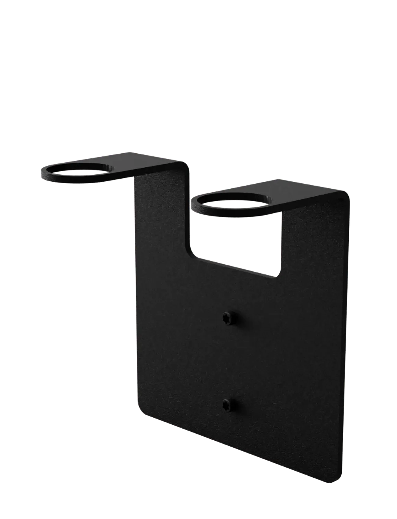 Nichba Design Soap Holder Double Black, Soap Pumps & Soap Kop, Sort, Str: ONE SIZE