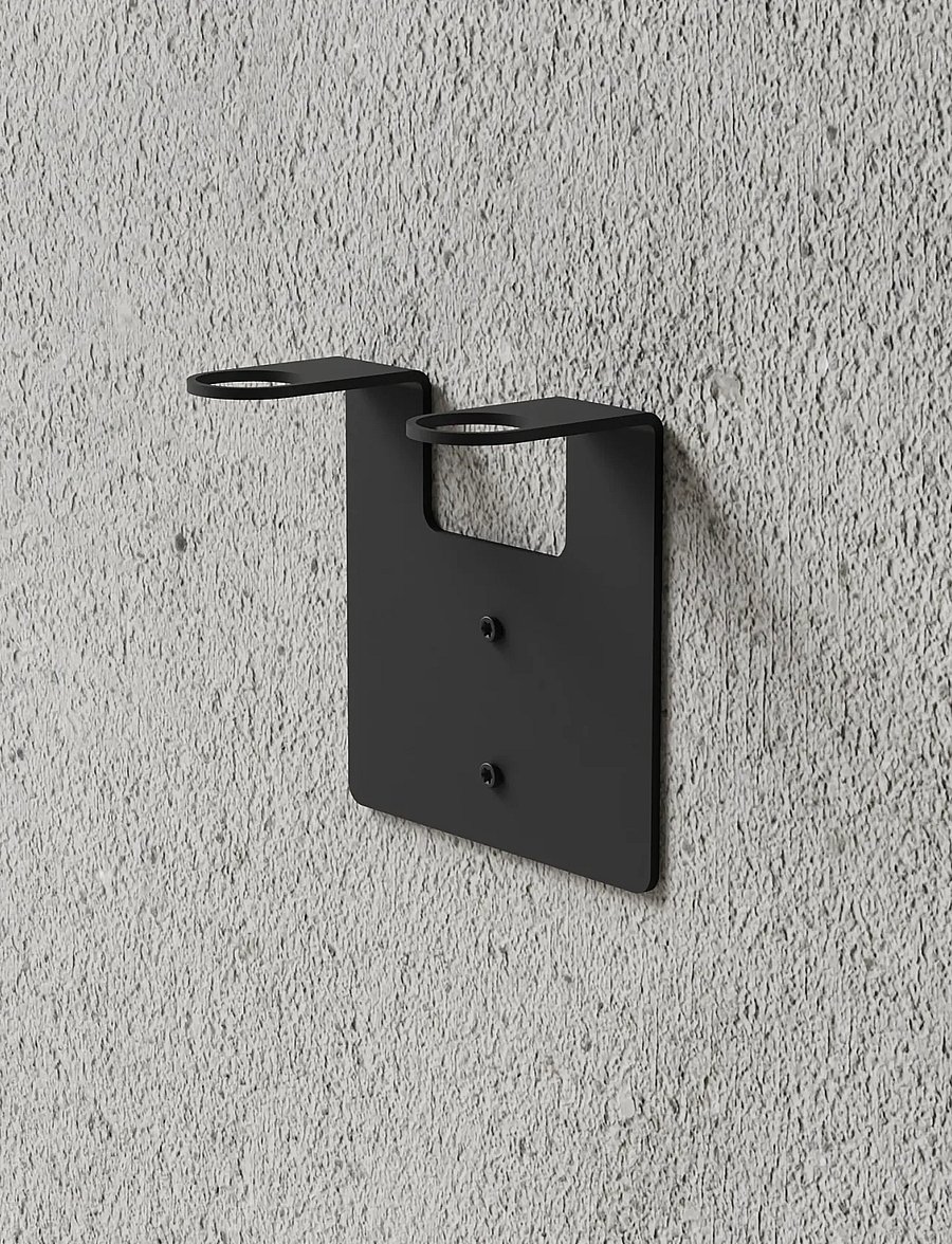 Nichba Design - Soap Holder - Double - Black - die niedrigsten preise - black - 1