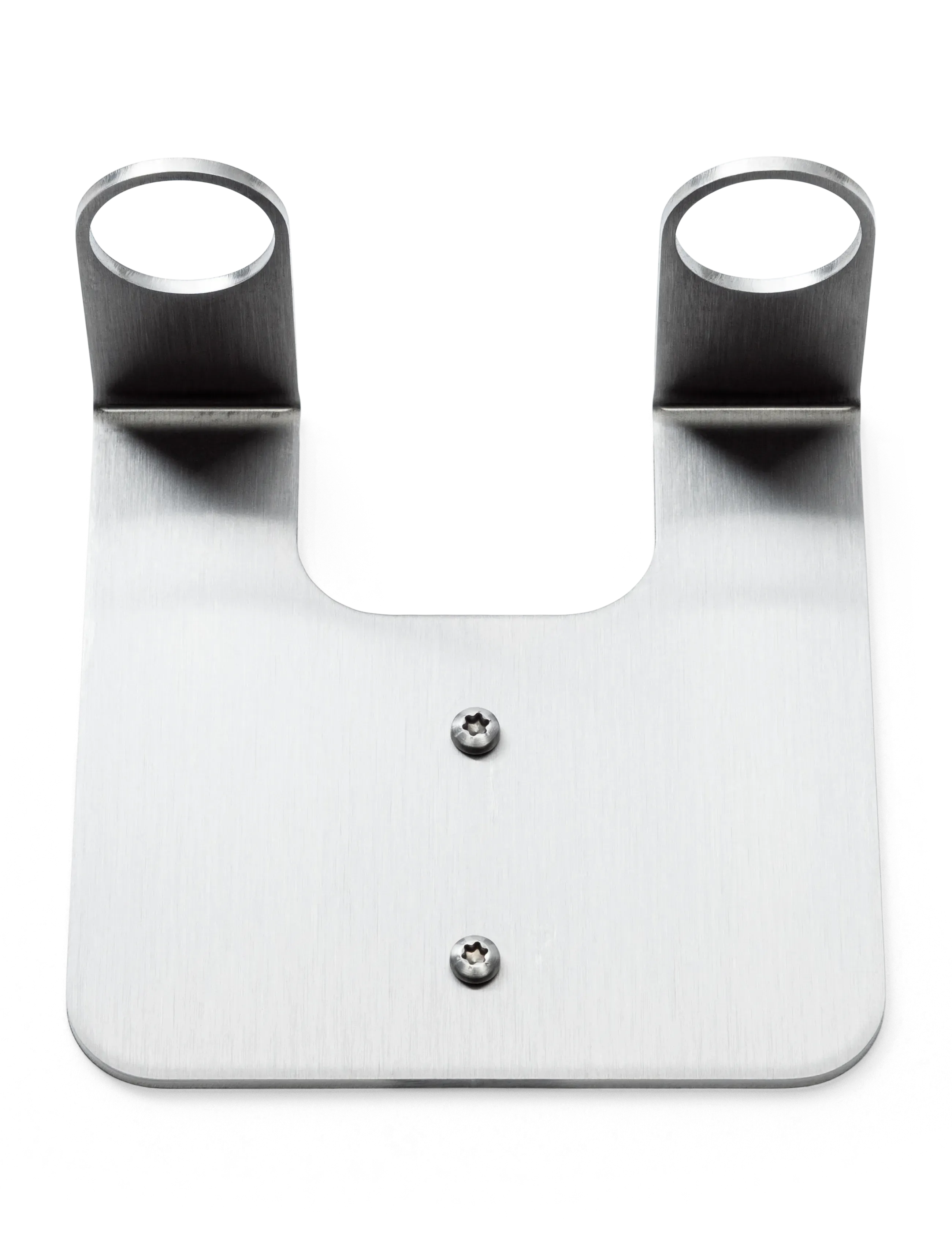 Nichba Design Soap Holder Double Brushed Stainless, One Size, Bathroom Interior, Silber - Pumps & Cups, Homeware