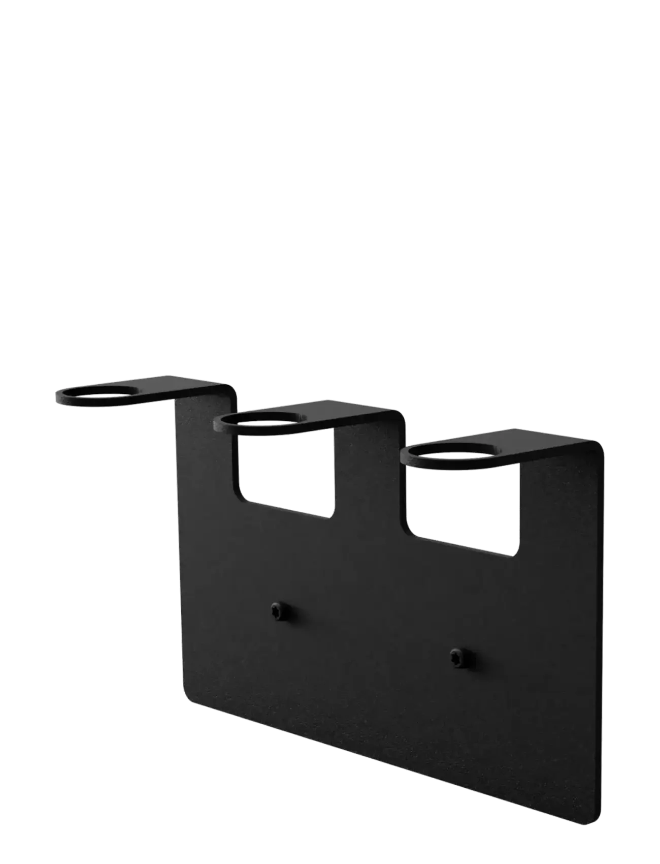 Nichba Design Soap Holder Triple Black, Soap Pumps & Soap Kop, Sort, Str: ONE SIZE