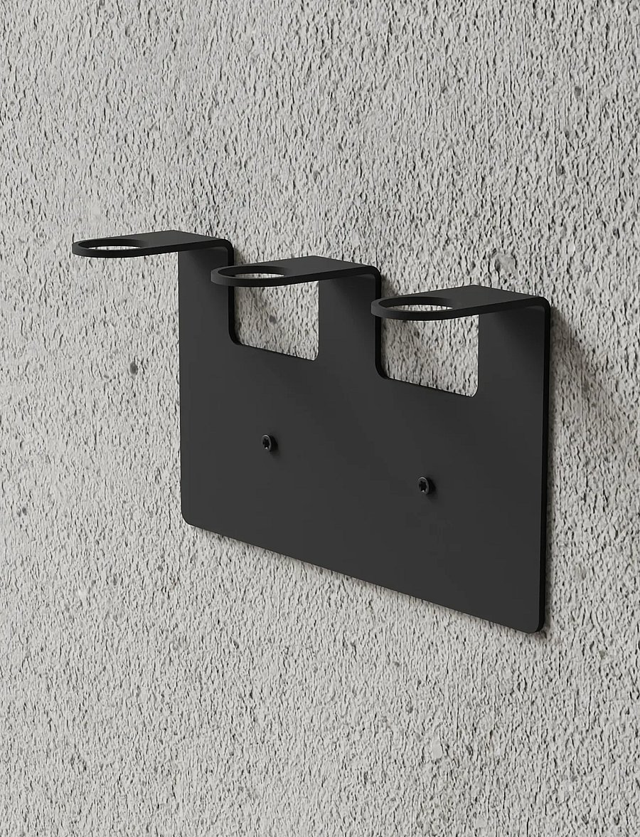 Nichba Design - Soap Holder - Triple - Black - seifenspender & seifenschalen - black - 1