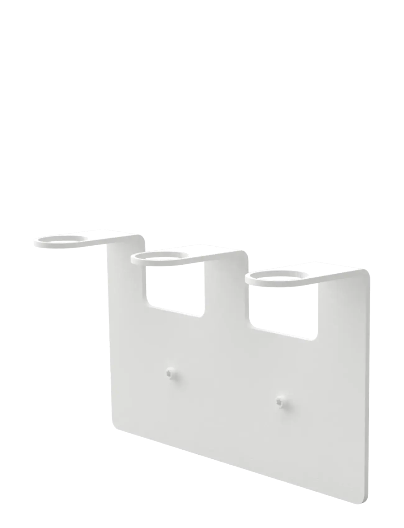 Nichba Design Soap Holder Triple White, Soap Pumps & Soap Kop, Hvid, Str: ONE SIZE