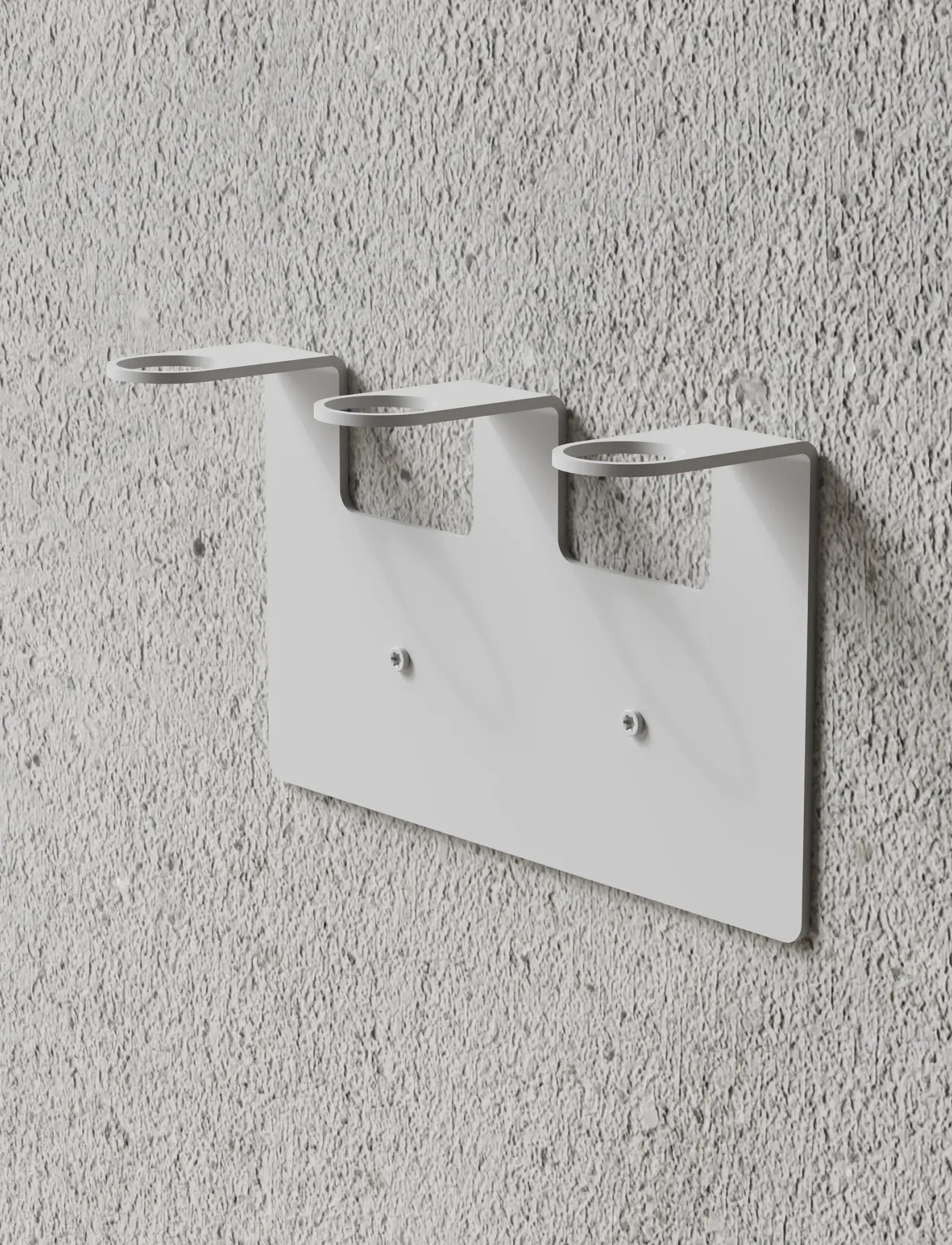 Nichba Design Soap Holder Triple White, One Size, Bathroom Interior, Weiß - Pumps & Cups, Homeware
