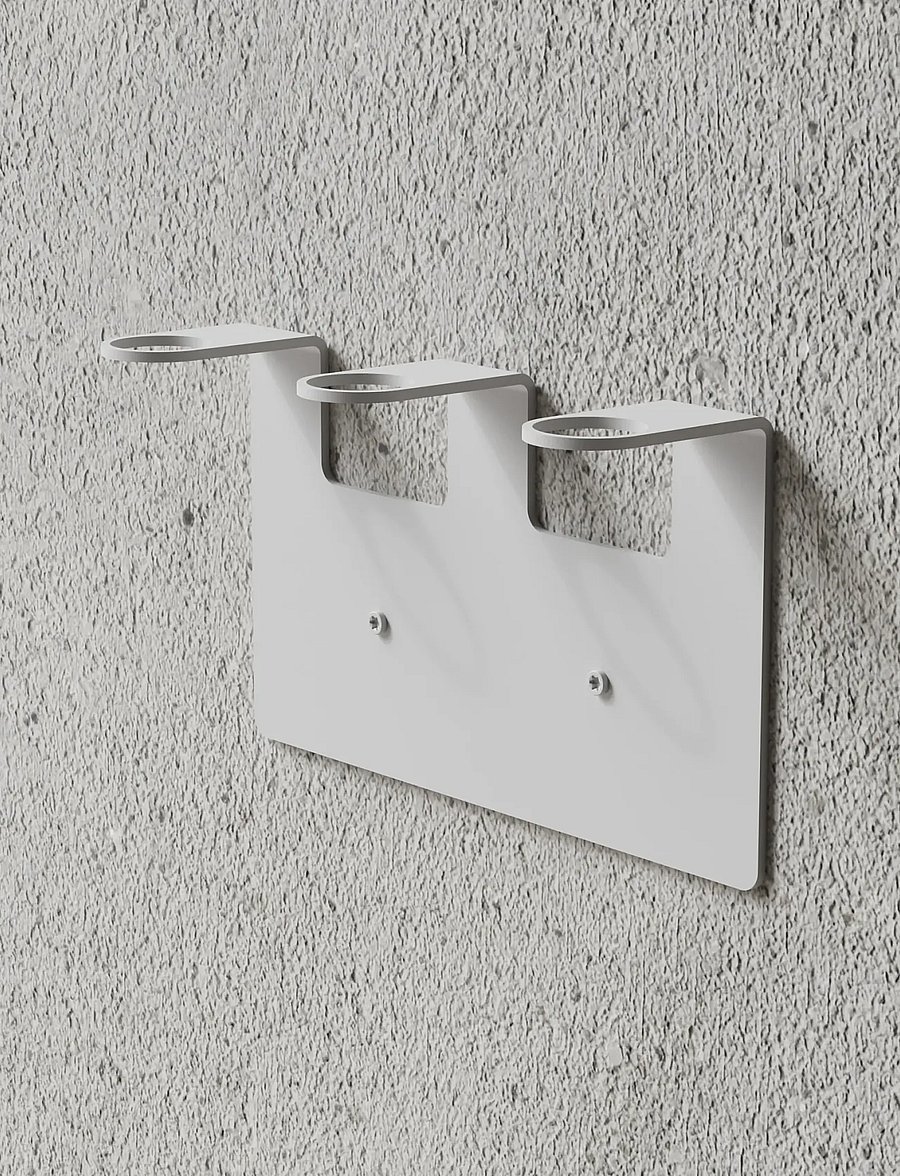 Nichba Design - Soap Holder - Triple - White - seifenspender & seifenschalen - white - 1
