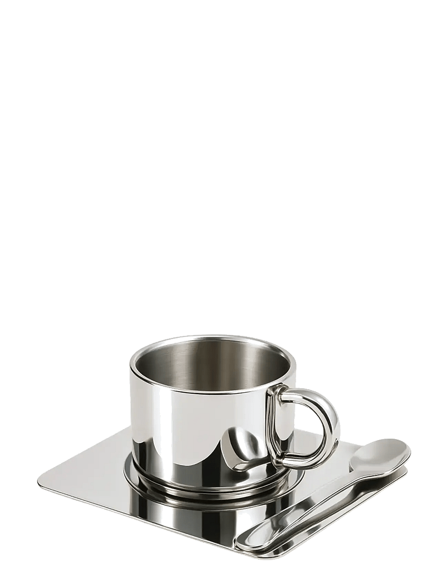 Nichba Design - Steel Cup Trio - kohvitassid - stainless steel - 1
