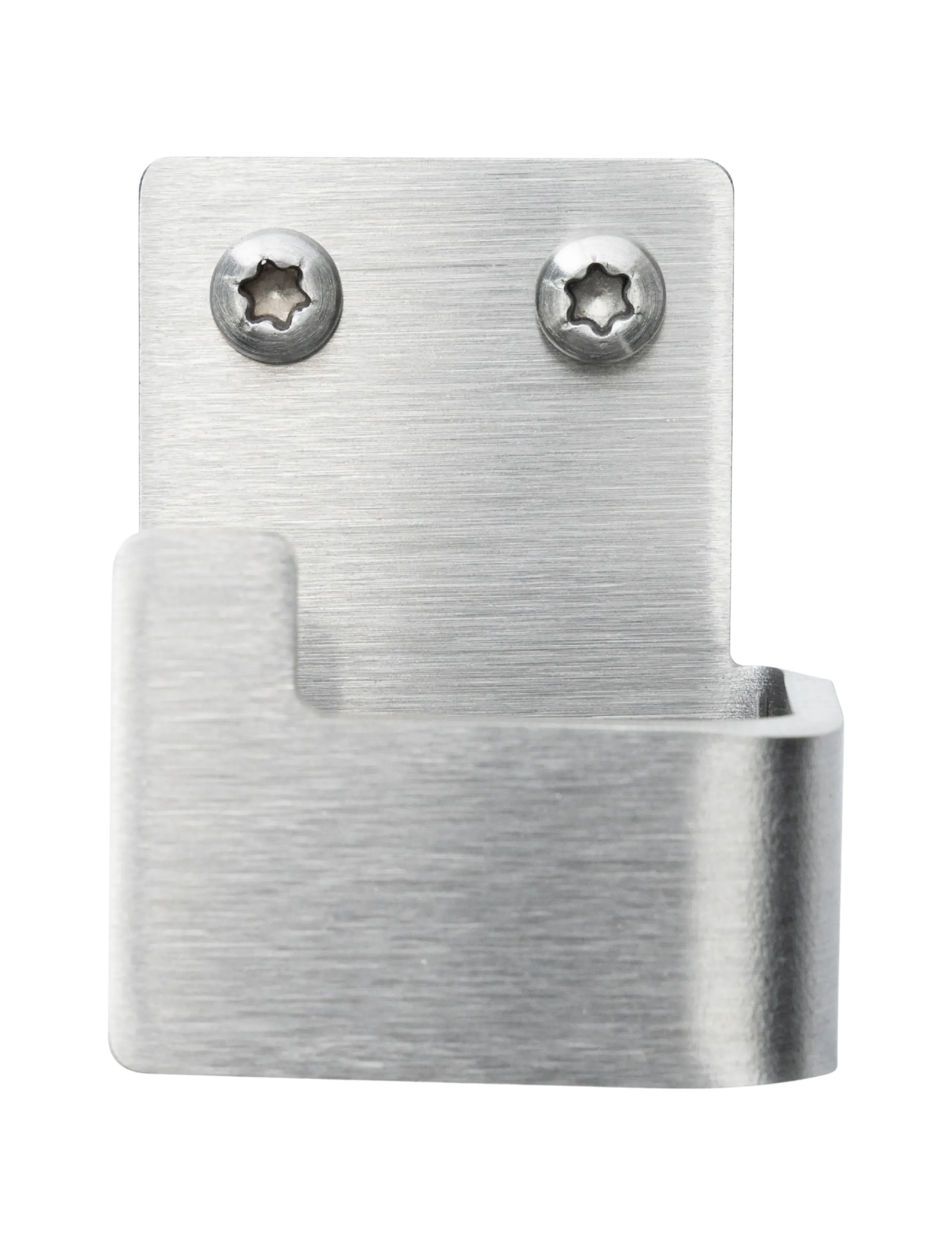Nichba Design Bath Hook 2 Pack Brushed Stainless, One Size, Bathroom Interior, Silber - Toilet Holders & Hocks, Homeware