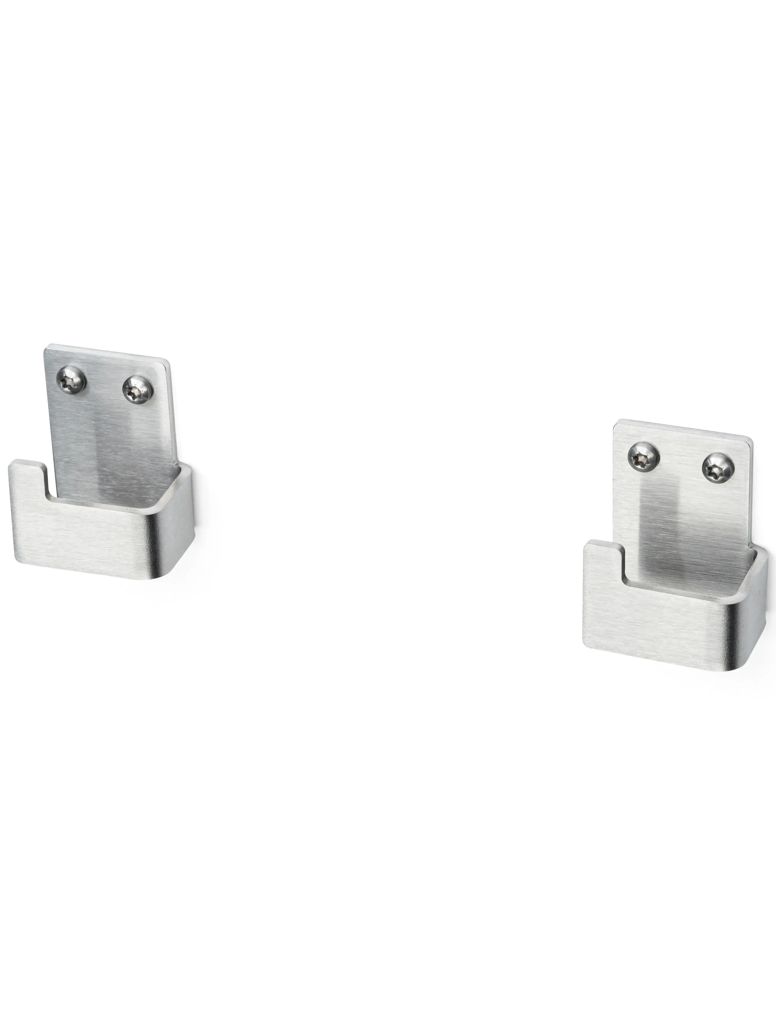 Nichba Design - Bath Hook 2 Pack - Brushed Stainless - brushed stainless steel - 2