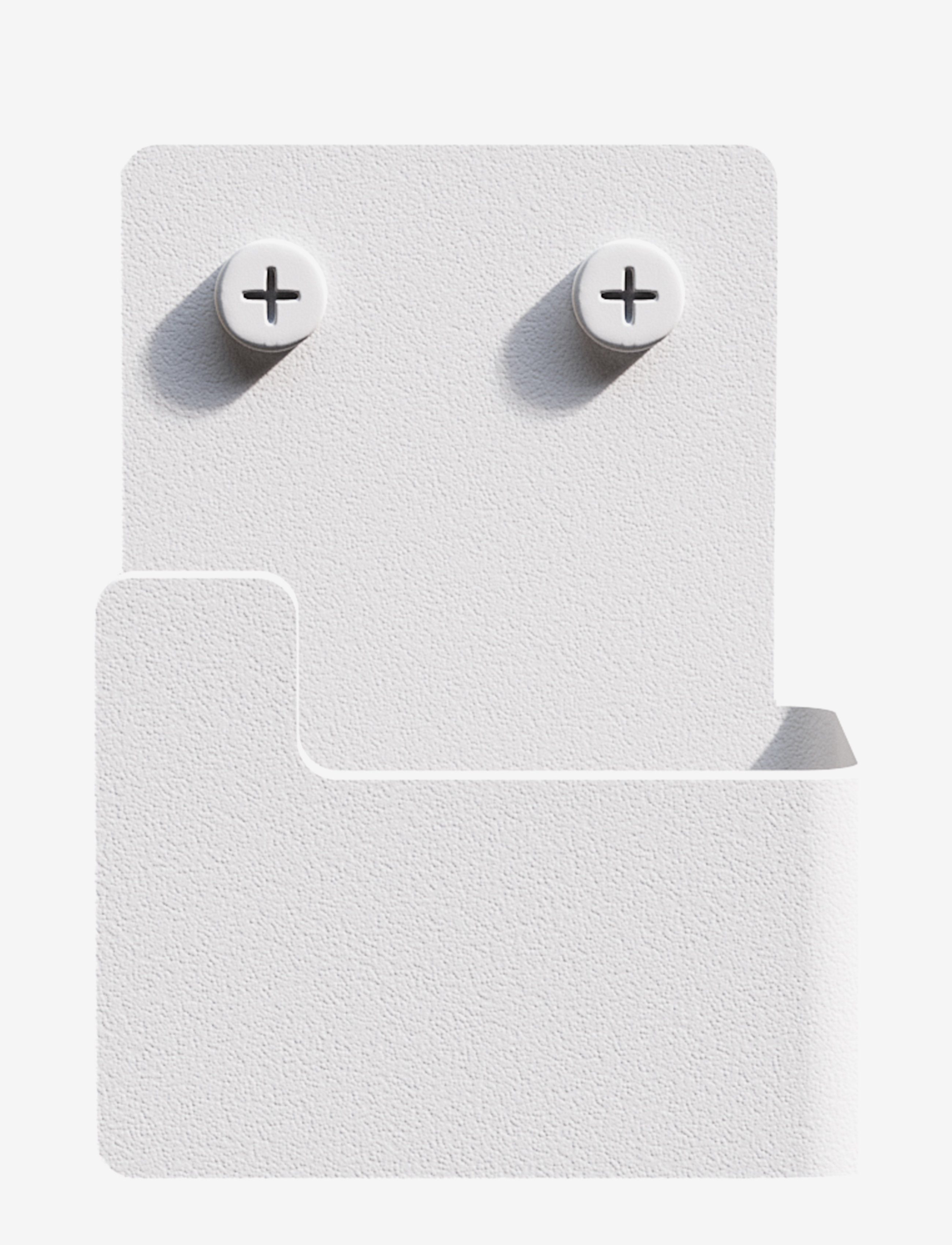 Nichba Design Bath Hook 2 Pack White, Toiletholder og hase, Hvid, Str: ONE SIZE