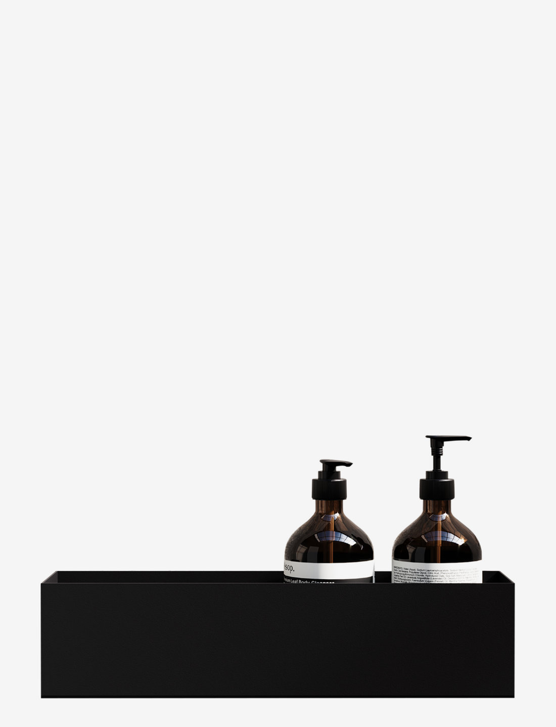 Nichba Design - Bath Shelf 40 - opbevaring til badeværelse - black - 0