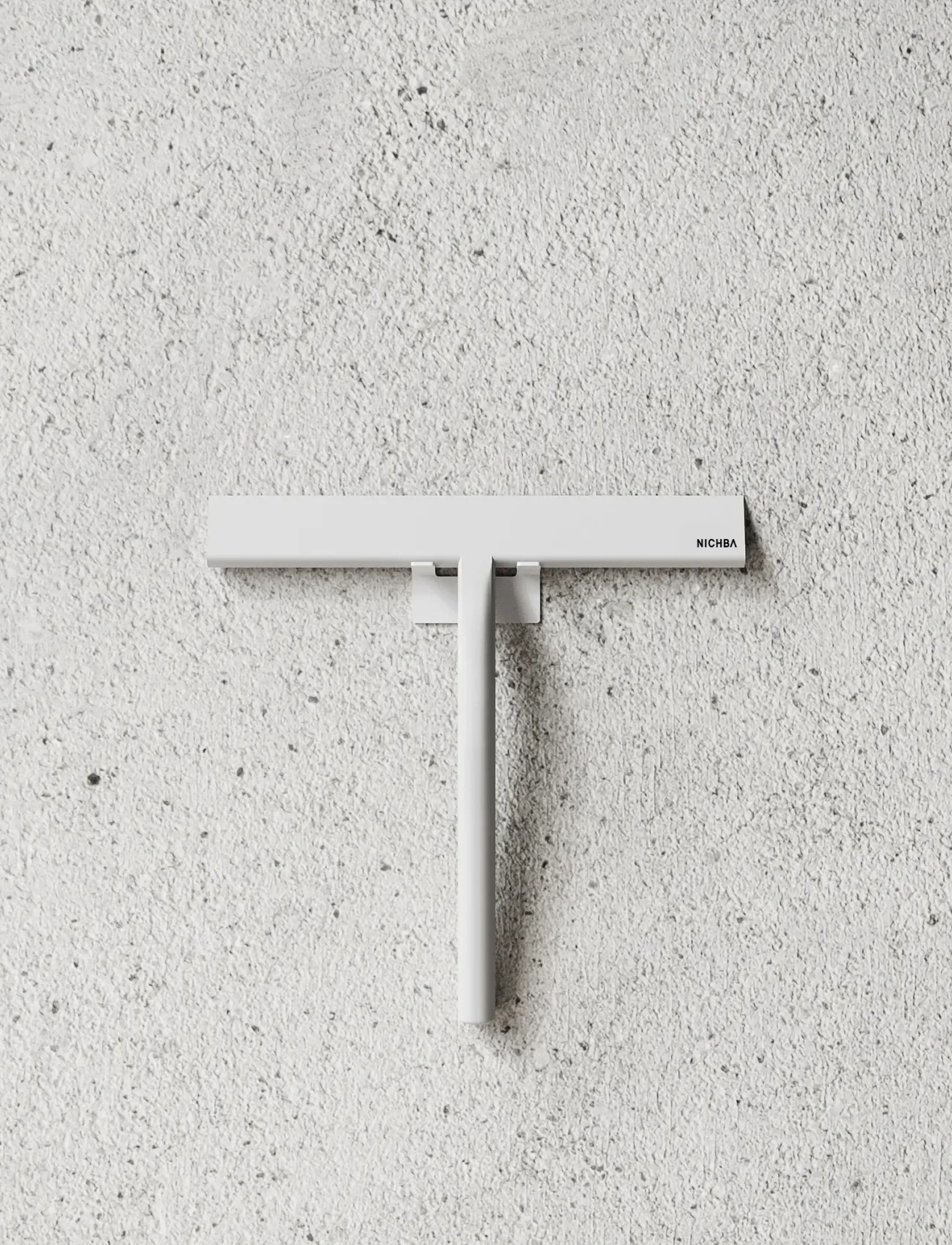 Nichba Design Shower Wiper White, One Size, Bathroom Interior, Weiß - Bath Brushes, Homeware