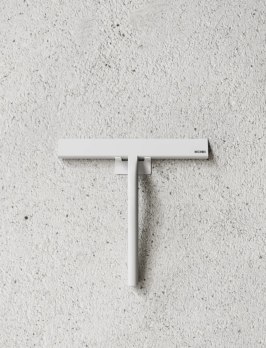 Nichba Design - Shower Wiper - White - white - 0