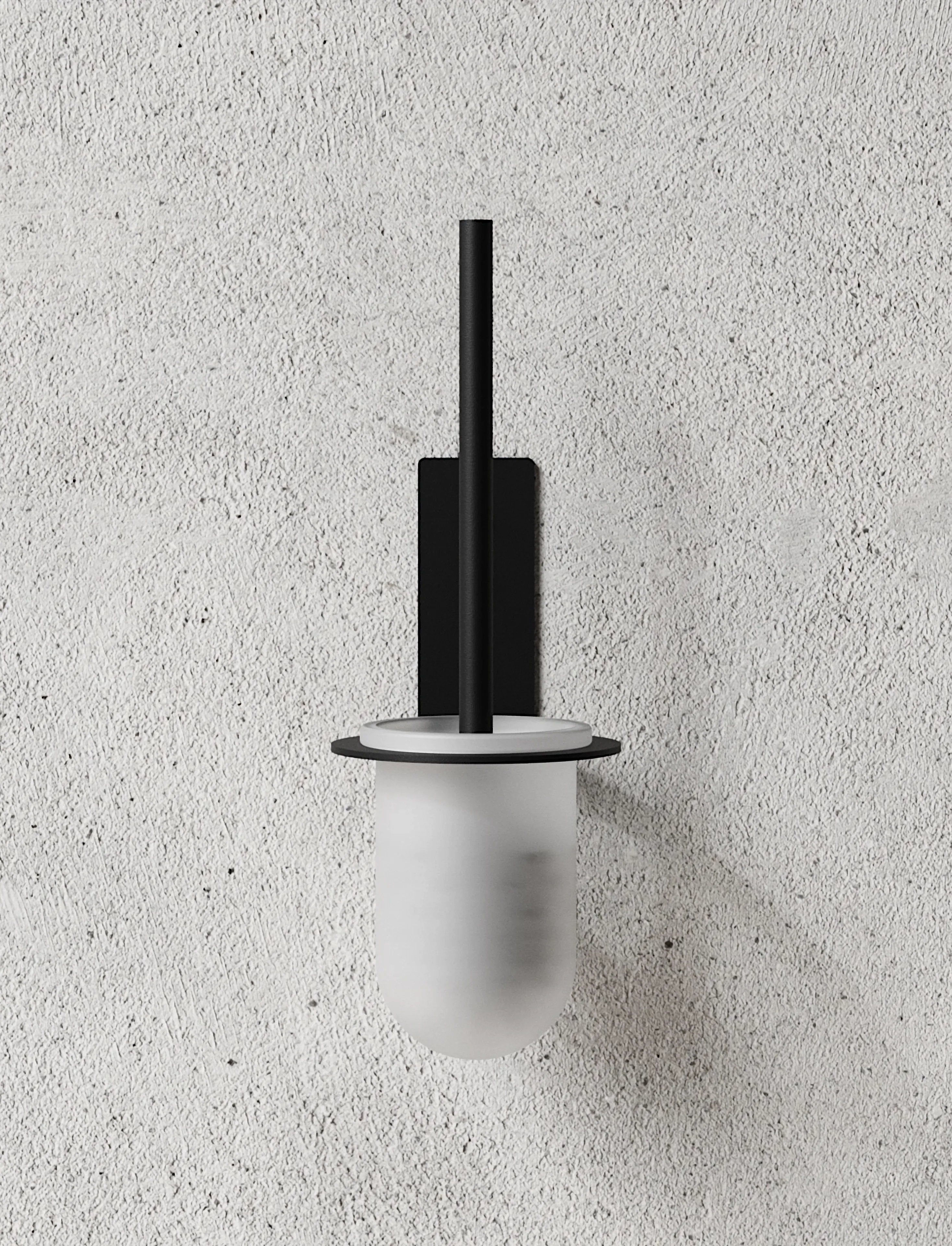 Nichba Design Toilet Brush Black, One Size, Bathroom Interior, Schwarz - Brushes, Homeware