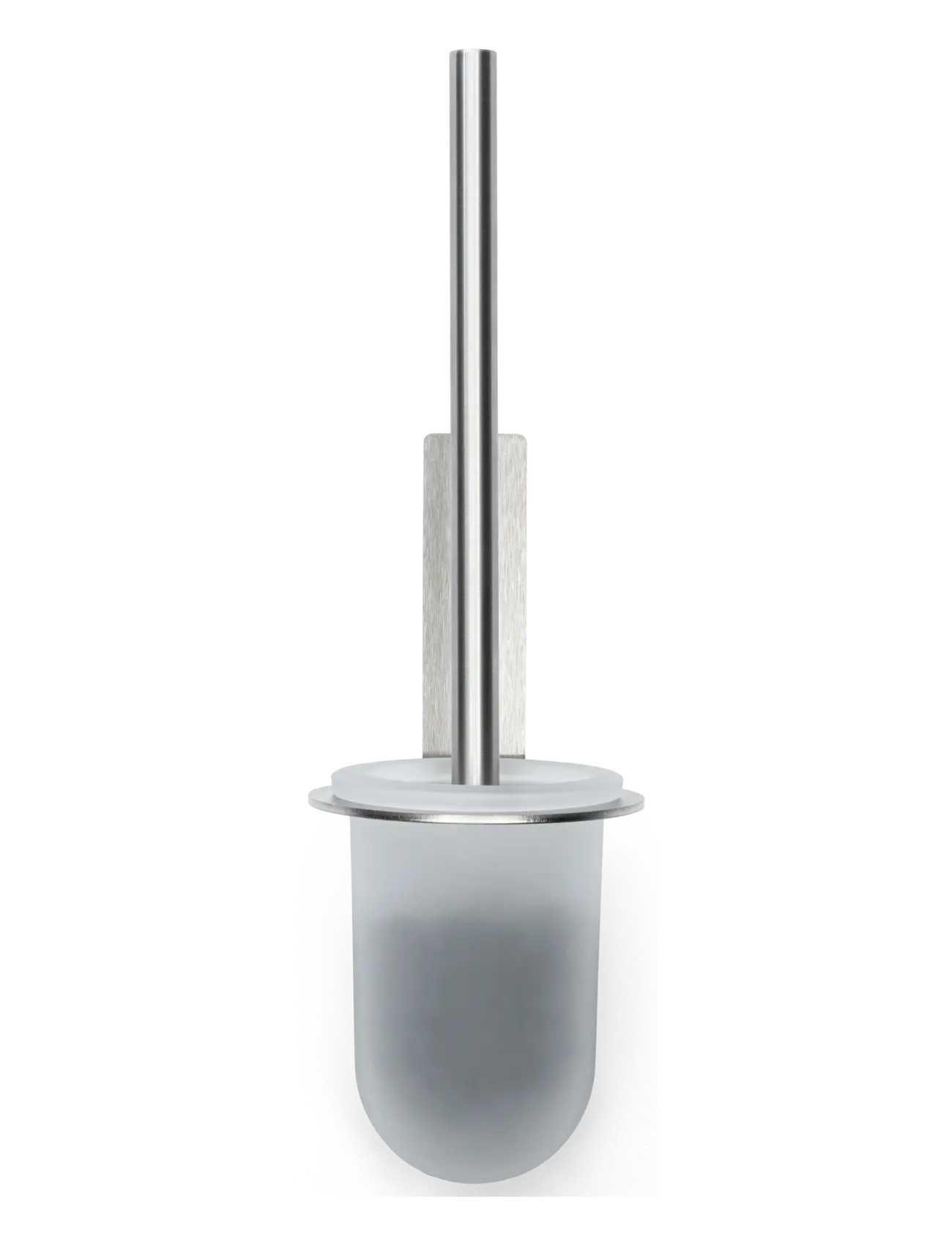 Nichba Design Toilet Brush Brushed Stainless, One Size, Bathroom Interior, Silber - Brushes, Homeware