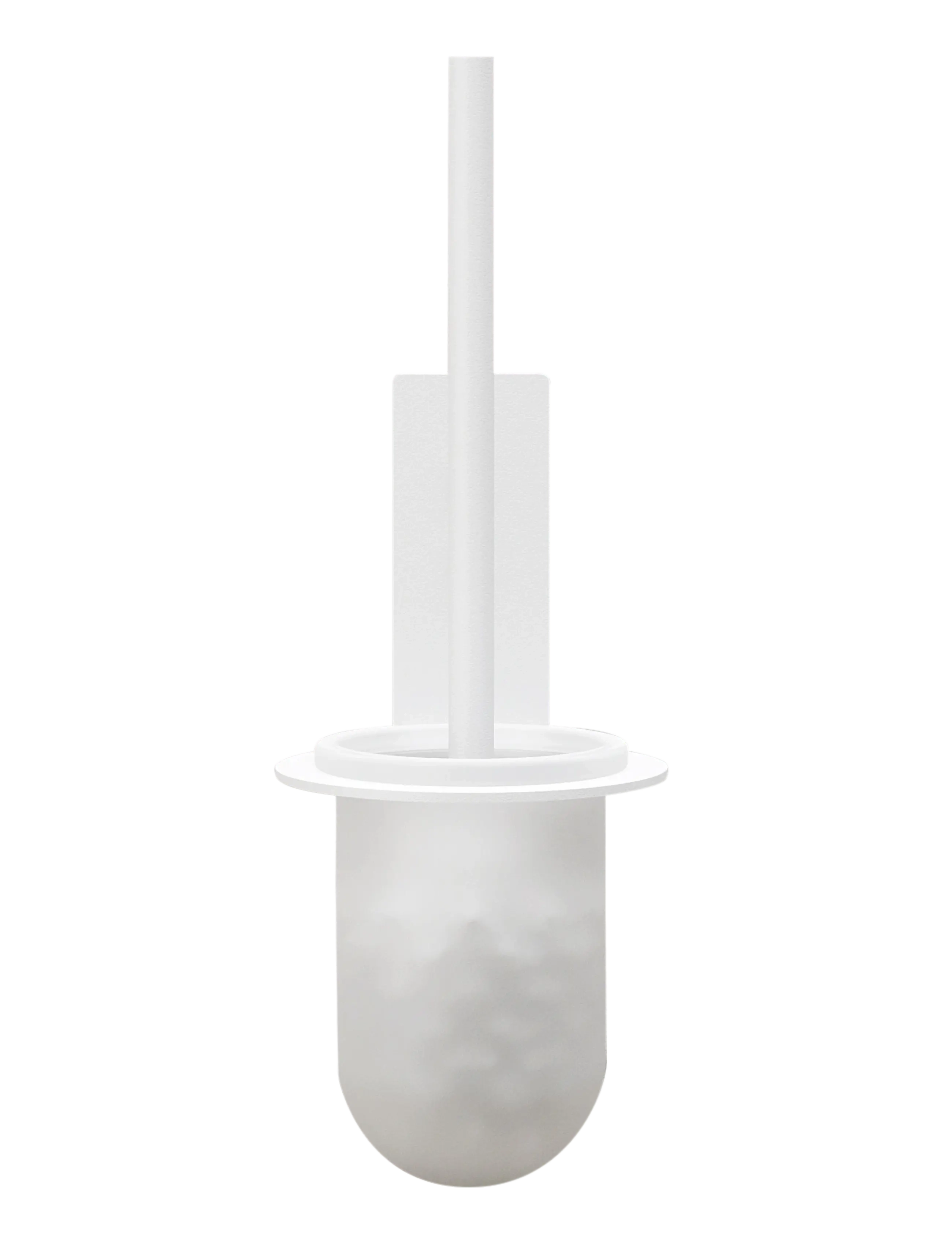 Nichba Design Toilet Brush White, Toiletbørste, Hvid, Str: ONE SIZE