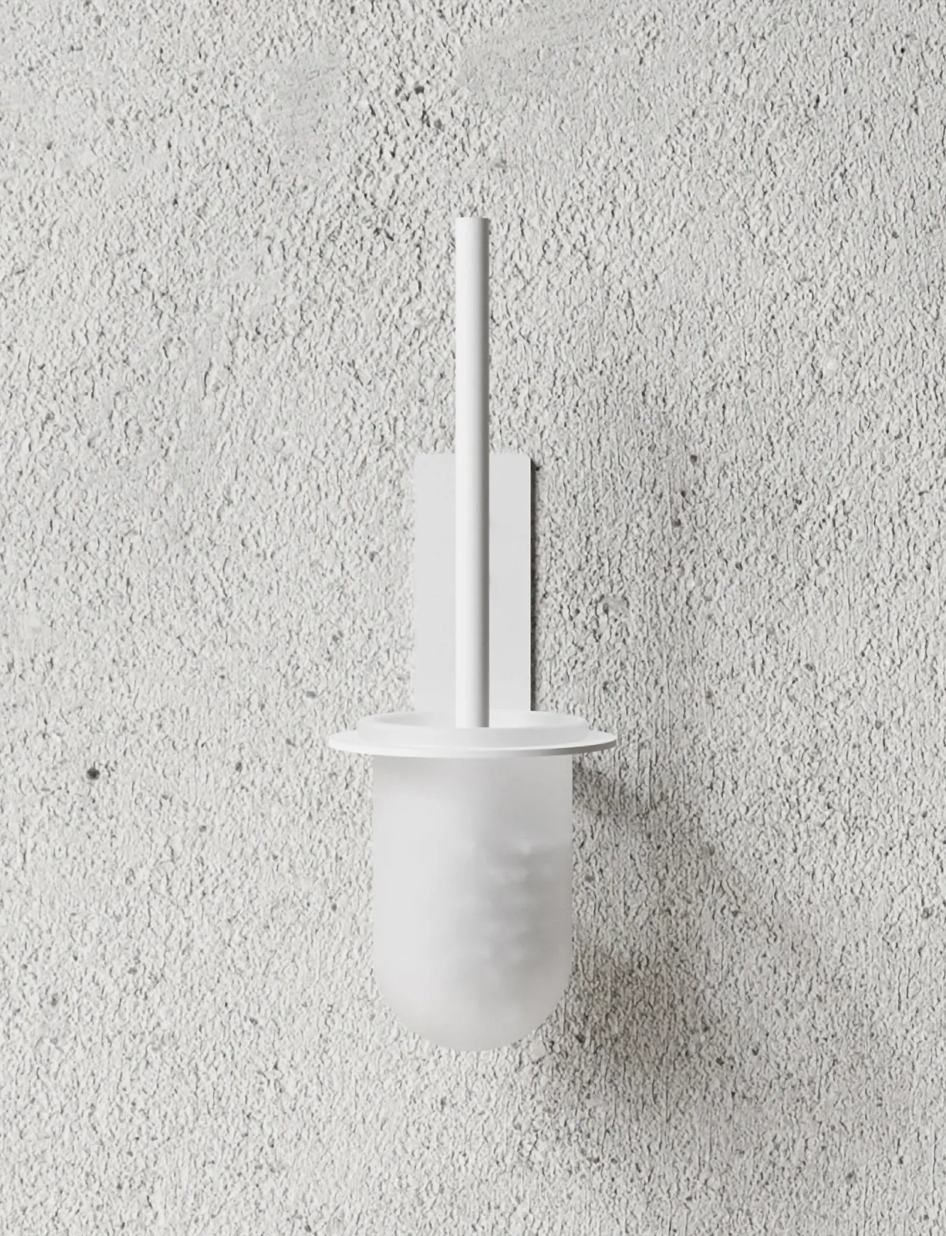 Nichba Design Toilet Brush White, One Size, Bathroom Interior, Weiß - Brushes, Homeware