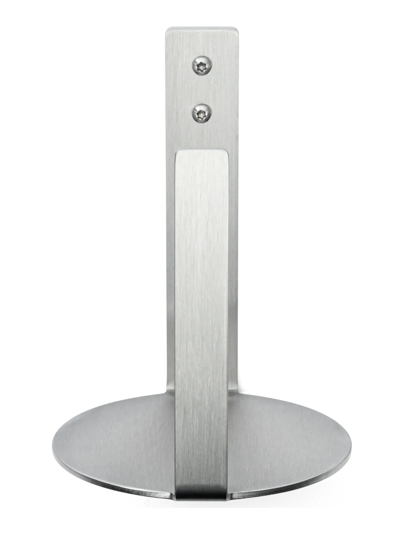 NICHBA DESIGN Toilet Paper Holder Extra - Brushed Stainless Silber - One Size - Unisex