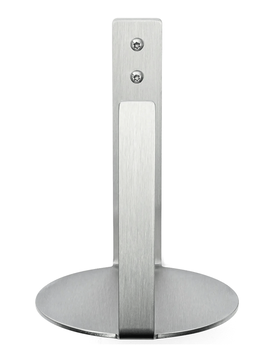 Nichba Design - Toilet Paper Holder Extra - Brushed Stainless - haken & bügel - brushed stainless steel - 1