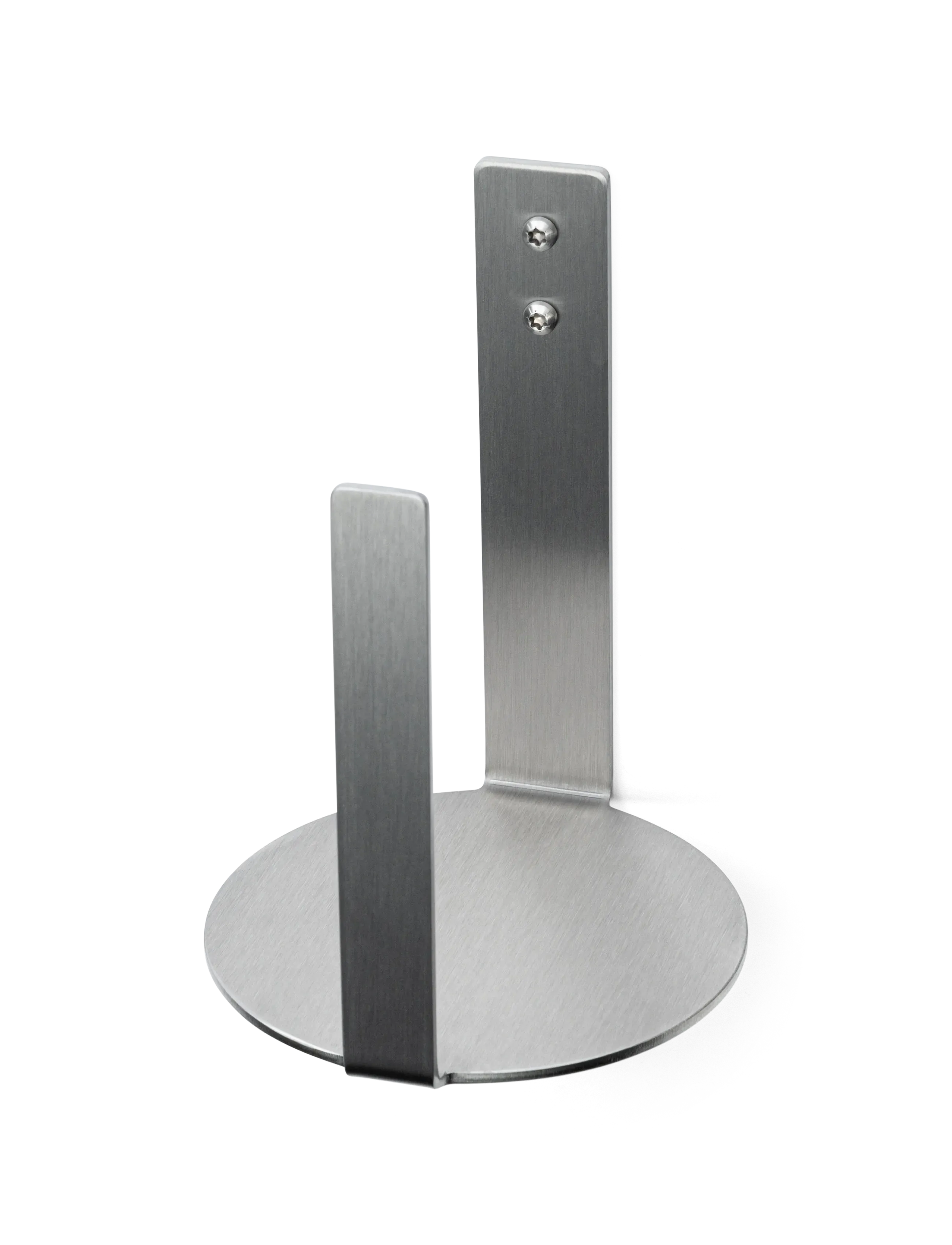Nichba Design Toilet Paper Holder Extra Brushed Stainless, One Size, Bathroom Interior, Silber - Holders & Hocks, Homeware