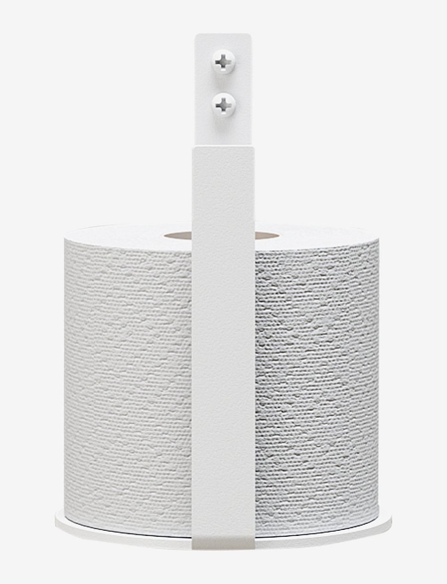 Nichba Design - Toilet Paper Holder Extra - White - riputuskonksud ja nagid - white - 0